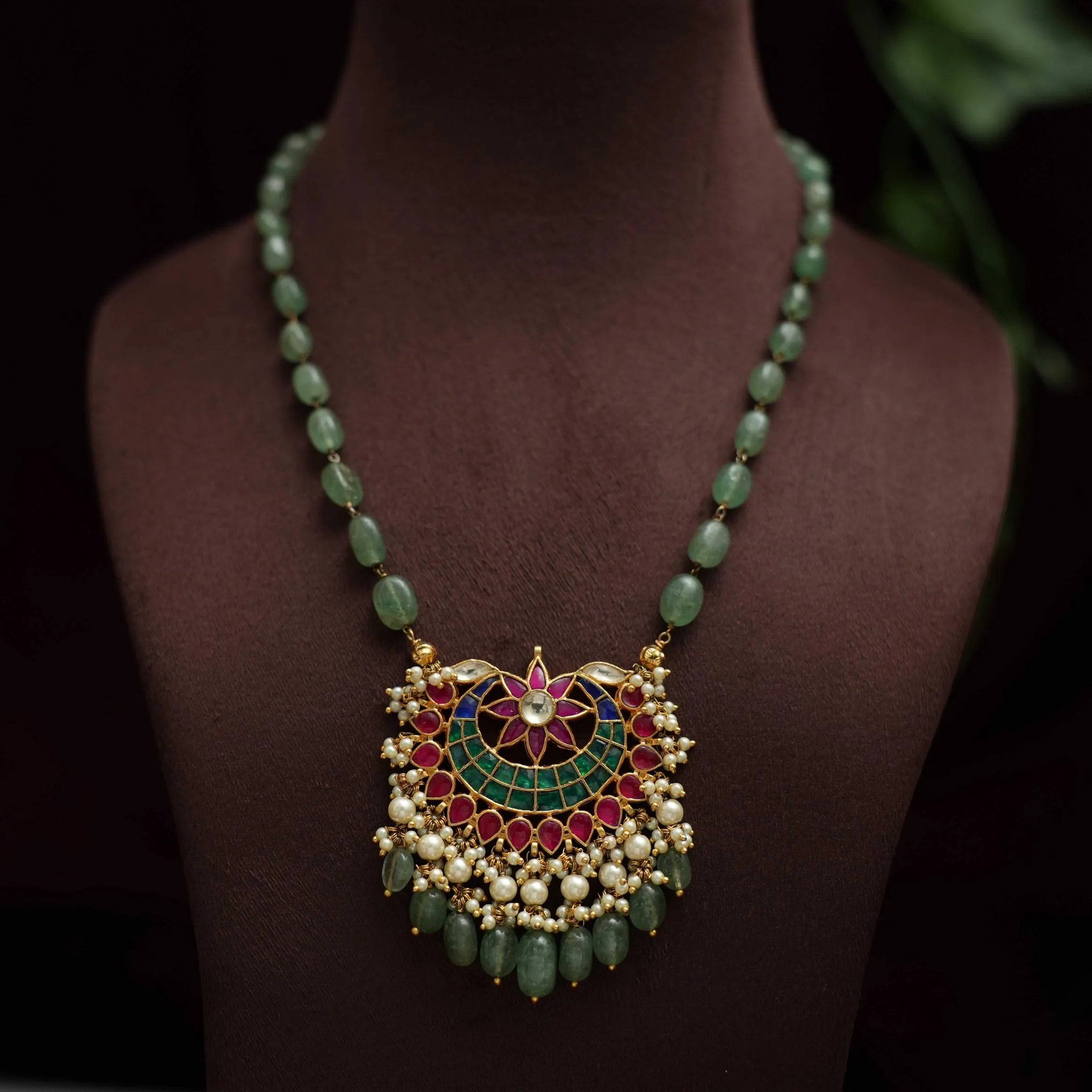 Poormisha Polki Necklace - Rimli Boutique