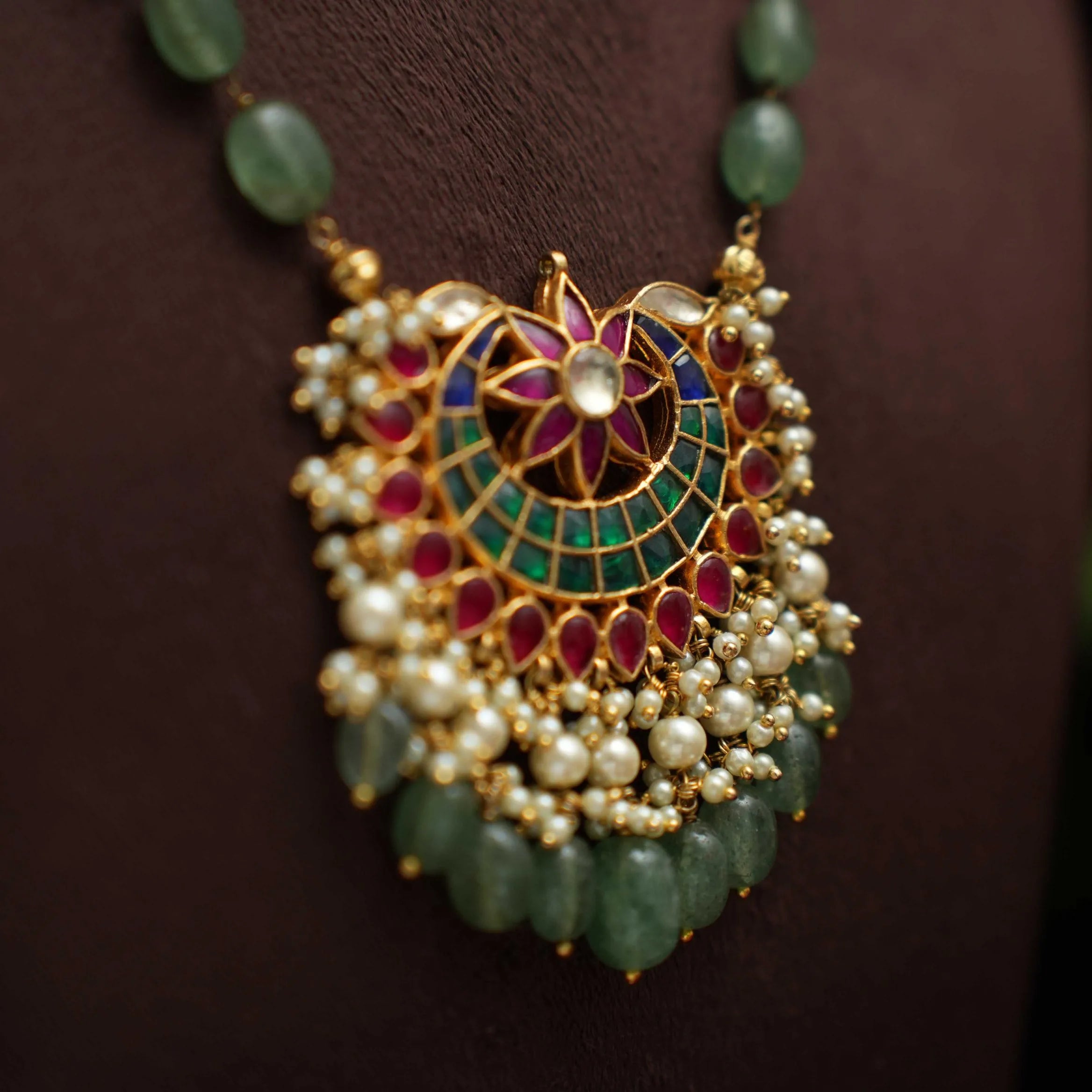 Poormisha Polki Necklace - Rimli Boutique