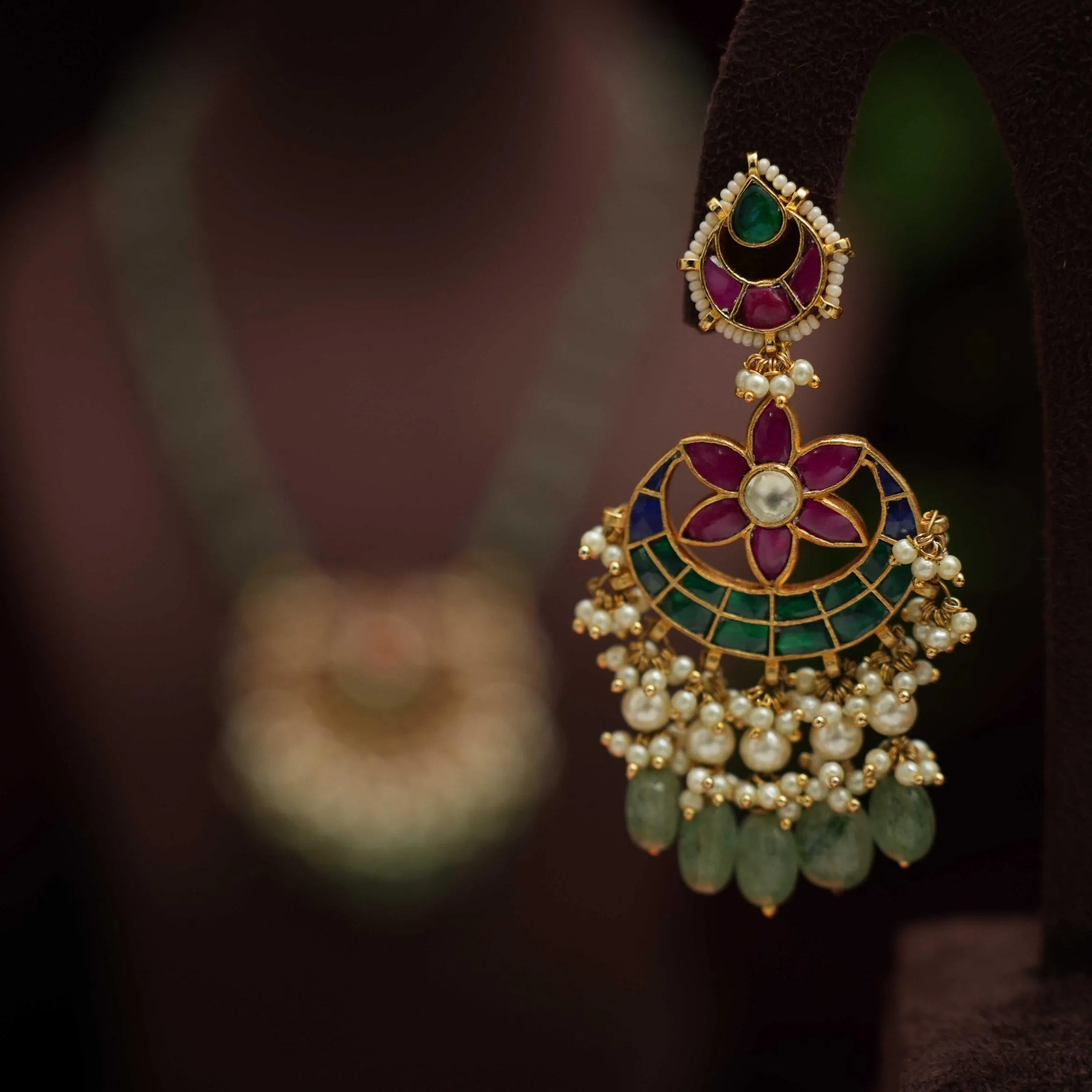 Poormisha Polki Necklace - Rimli Boutique