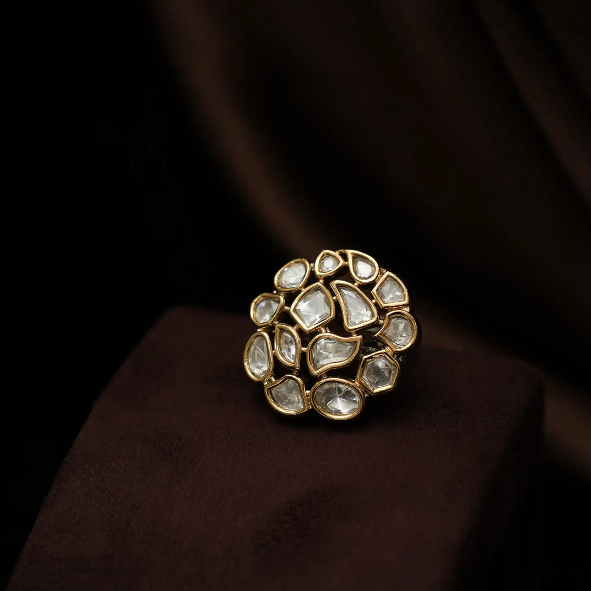 Dhruvi Polki Ring