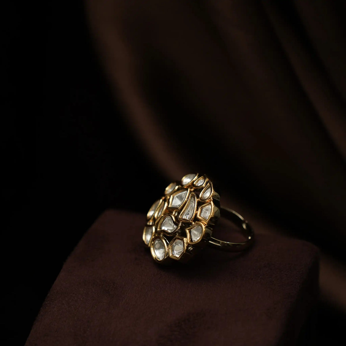 Dhruvi Polki Ring