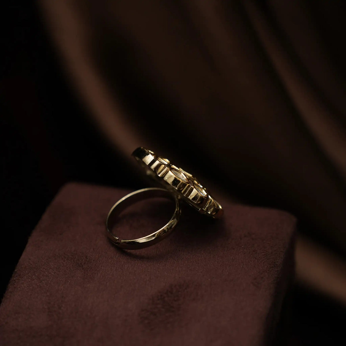 Dhruvi Polki Ring