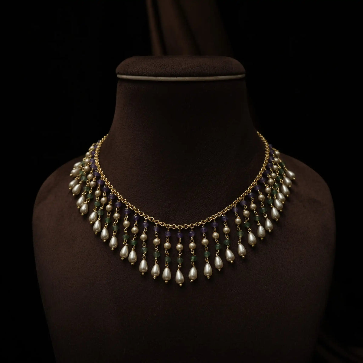 Mudra Beaded Necklace