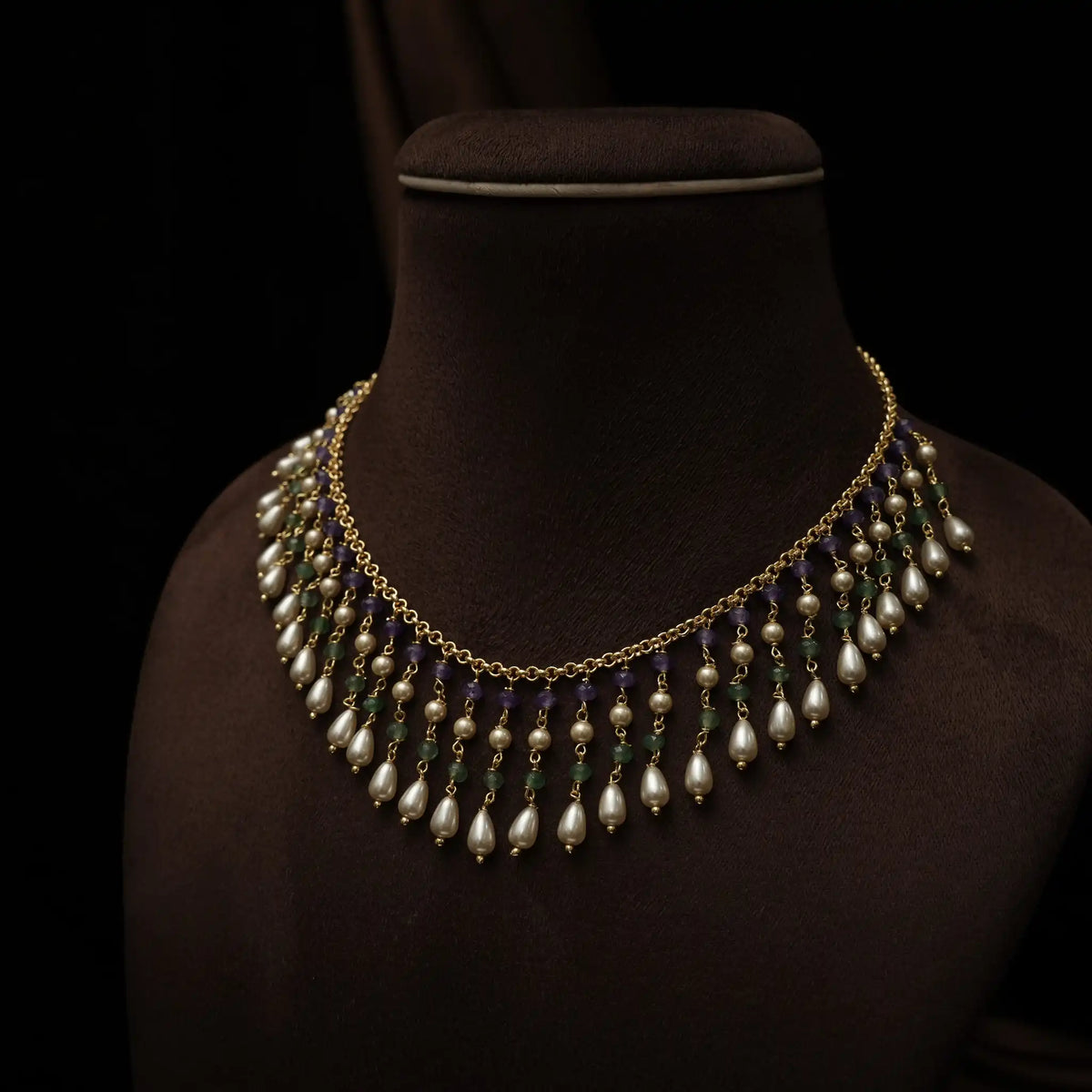 Mudra Beaded Necklace