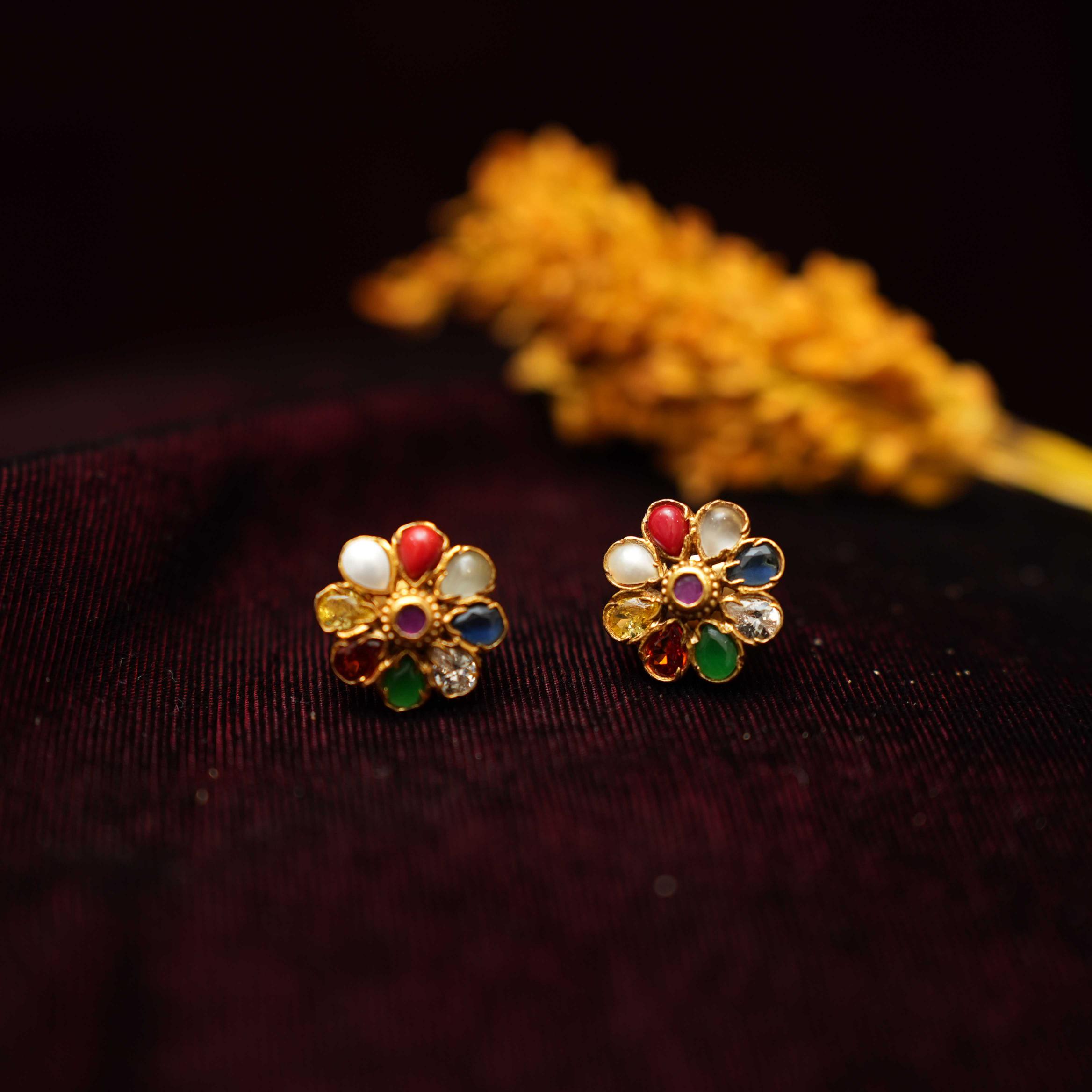 Chakrika Silver Ear Stud - Rimli Boutique