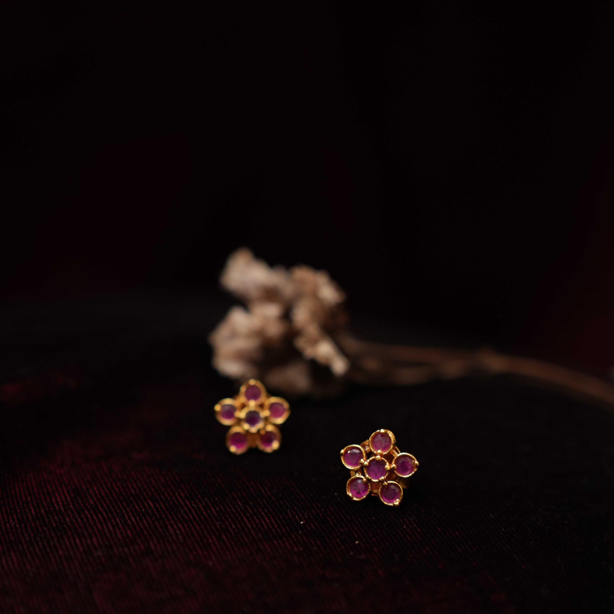 Devani Silver Ear Stud - Rimli Boutique