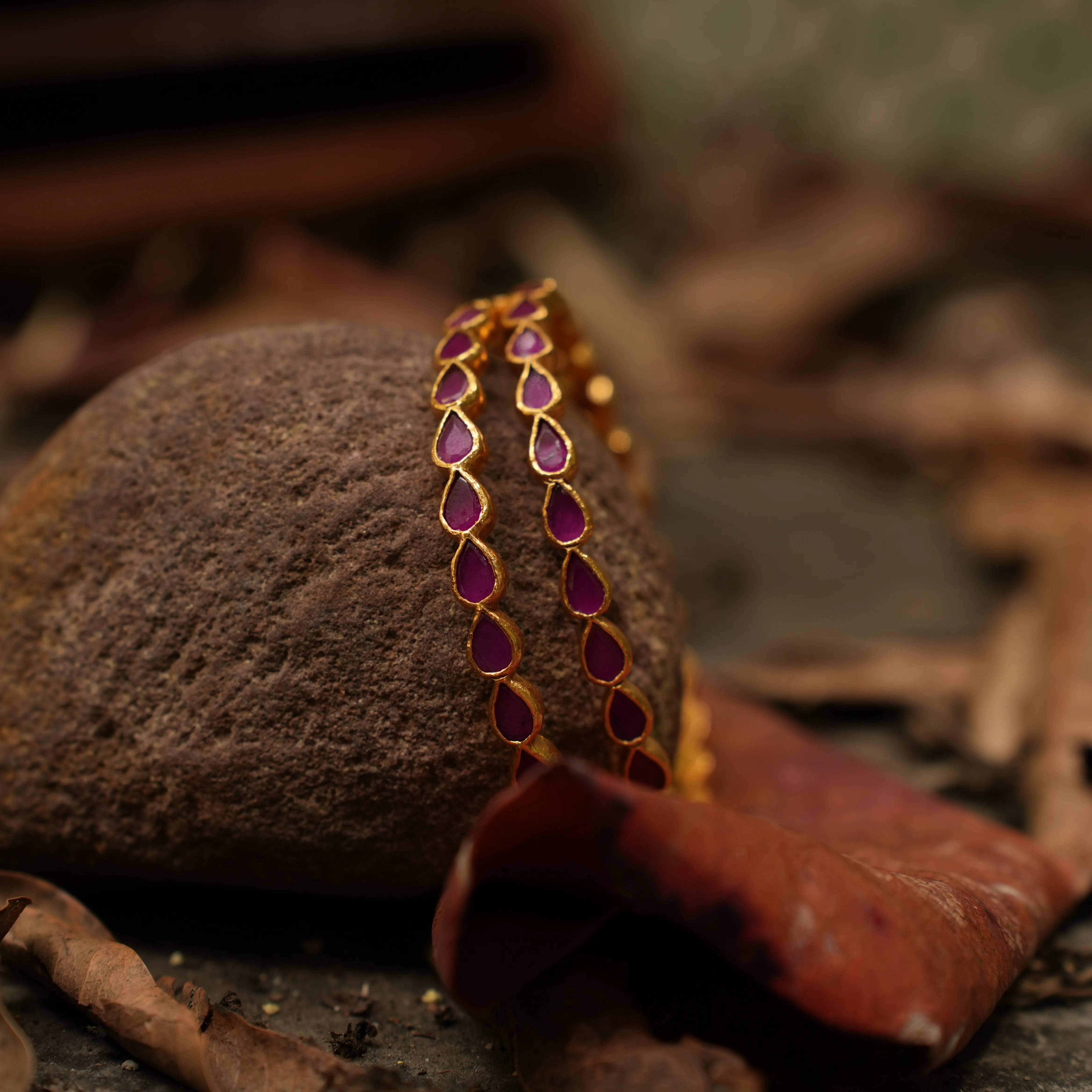 Ethnic Silver Bangles - Rimli Boutique