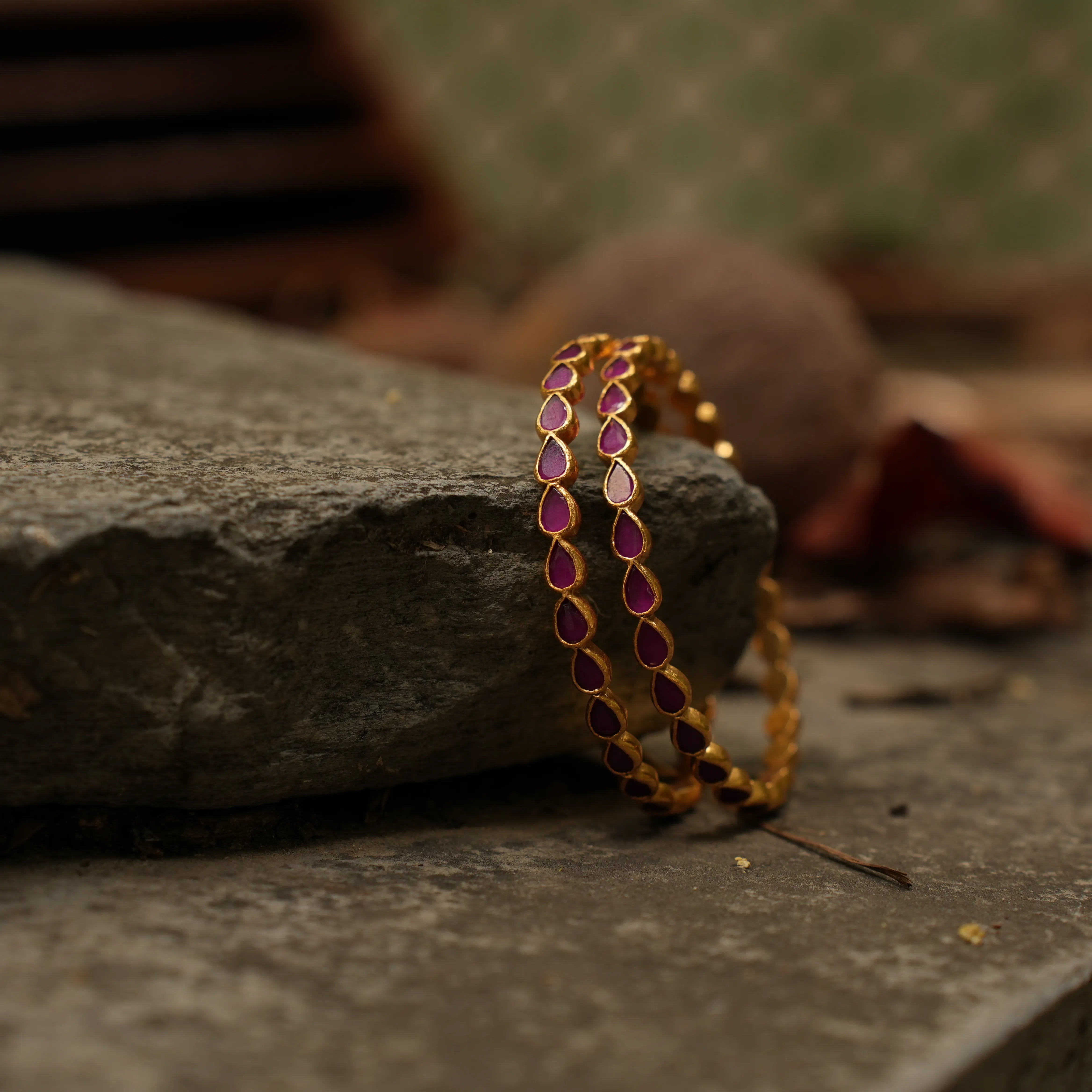 Ethnic Silver Bangles - Rimli Boutique