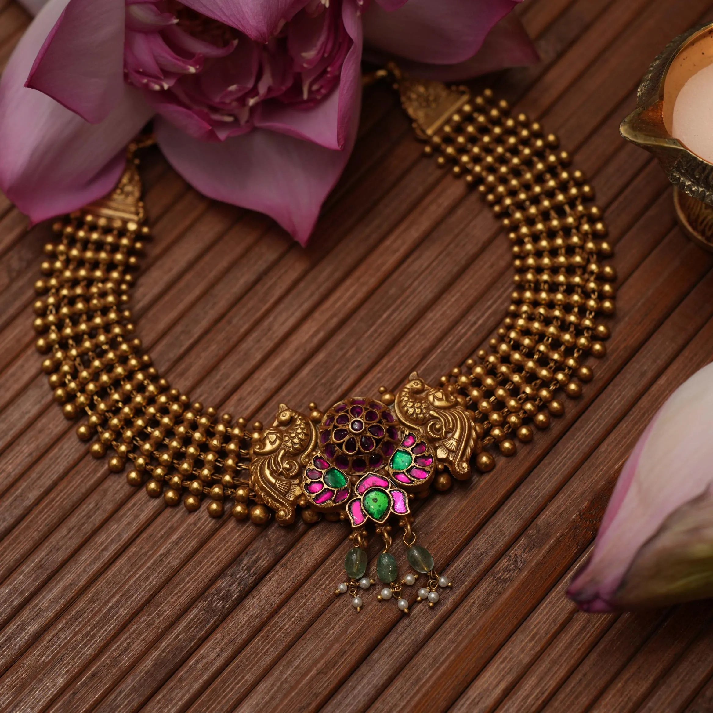 Nidhi Silver Necklace