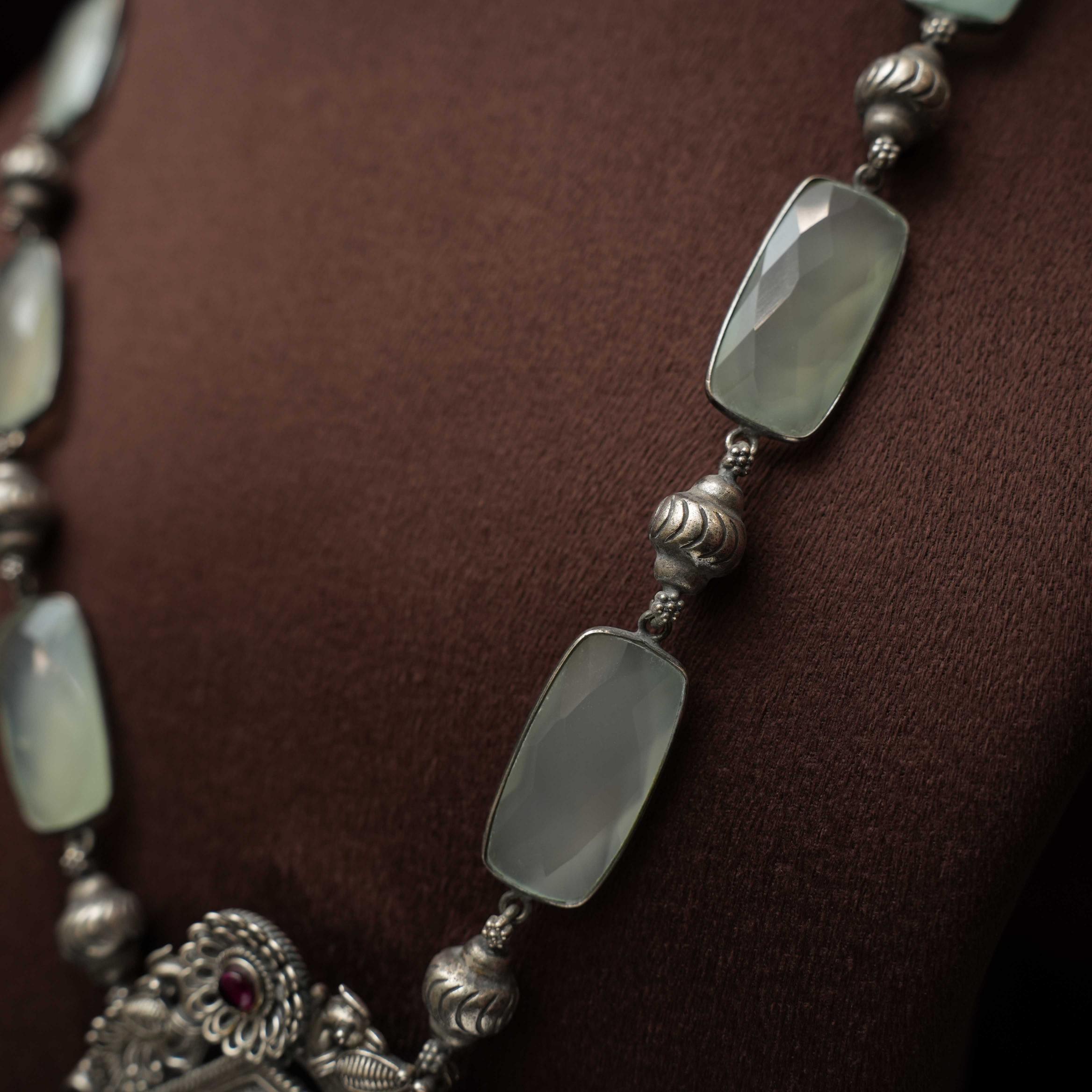 Oxidised Silver Necklace - Rimli Boutique