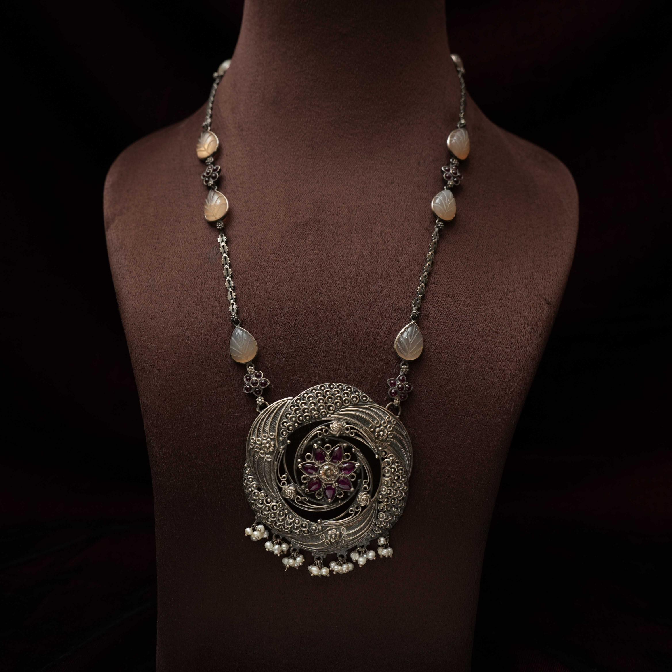 Oxidised Silver Chain - Rimli Boutique