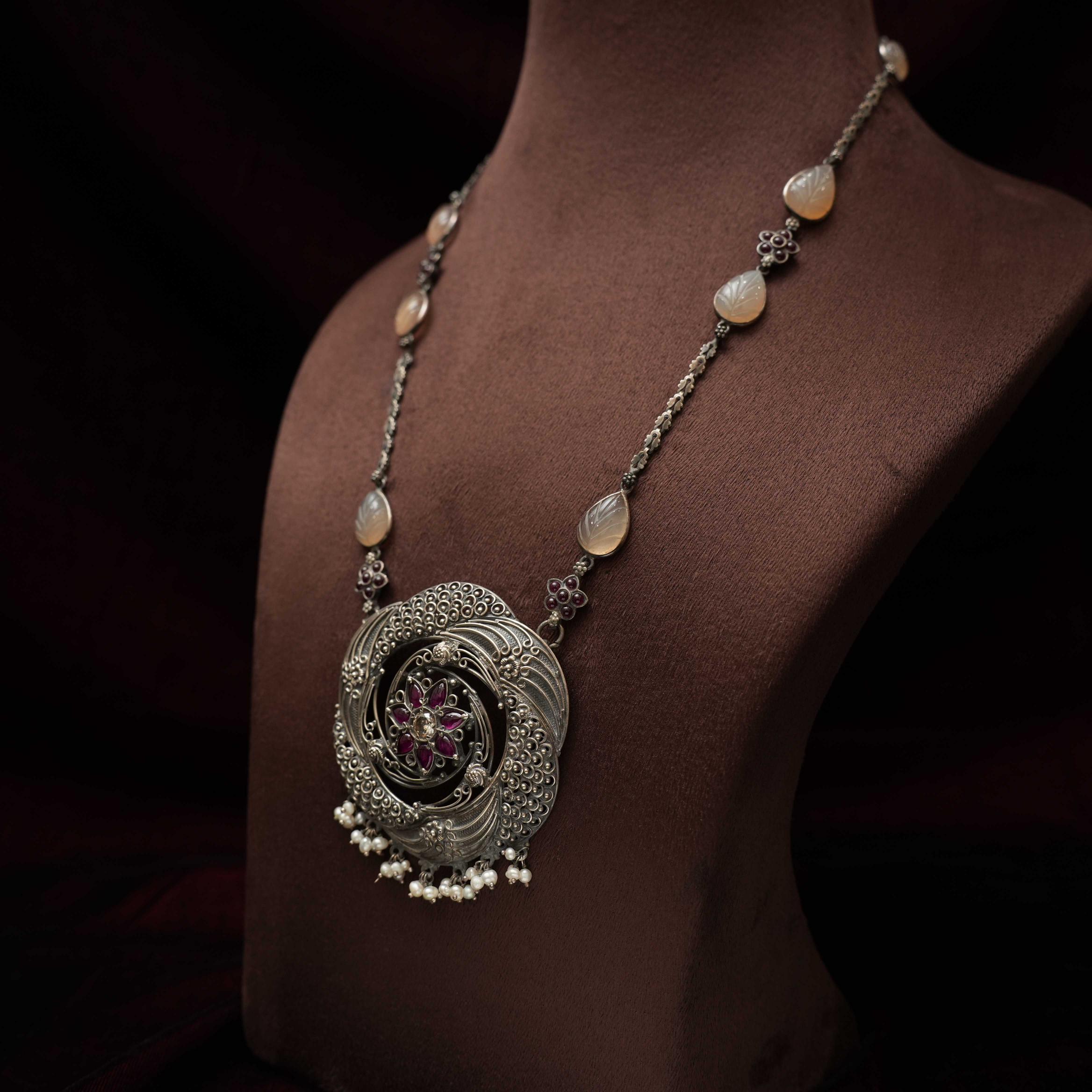 Oxidised Silver Chain - Rimli Boutique