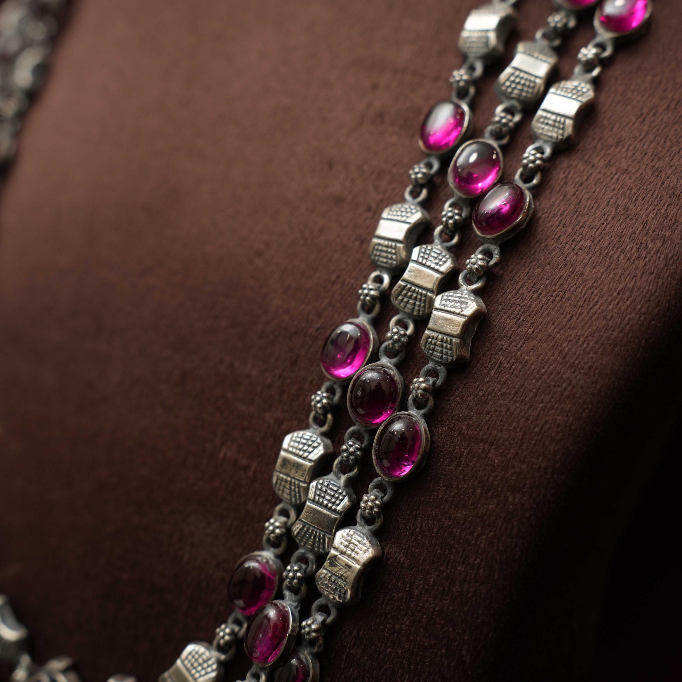 Ethnic Silver Necklace - Rimli Boutique