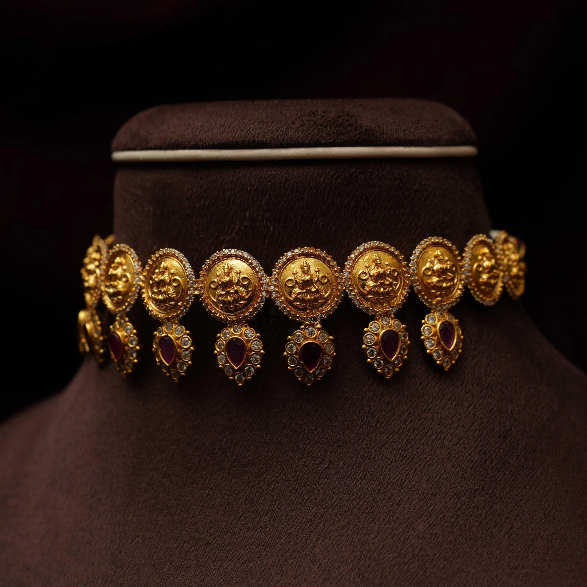 Vibha Silver Coin Choker - Rimli Boutique