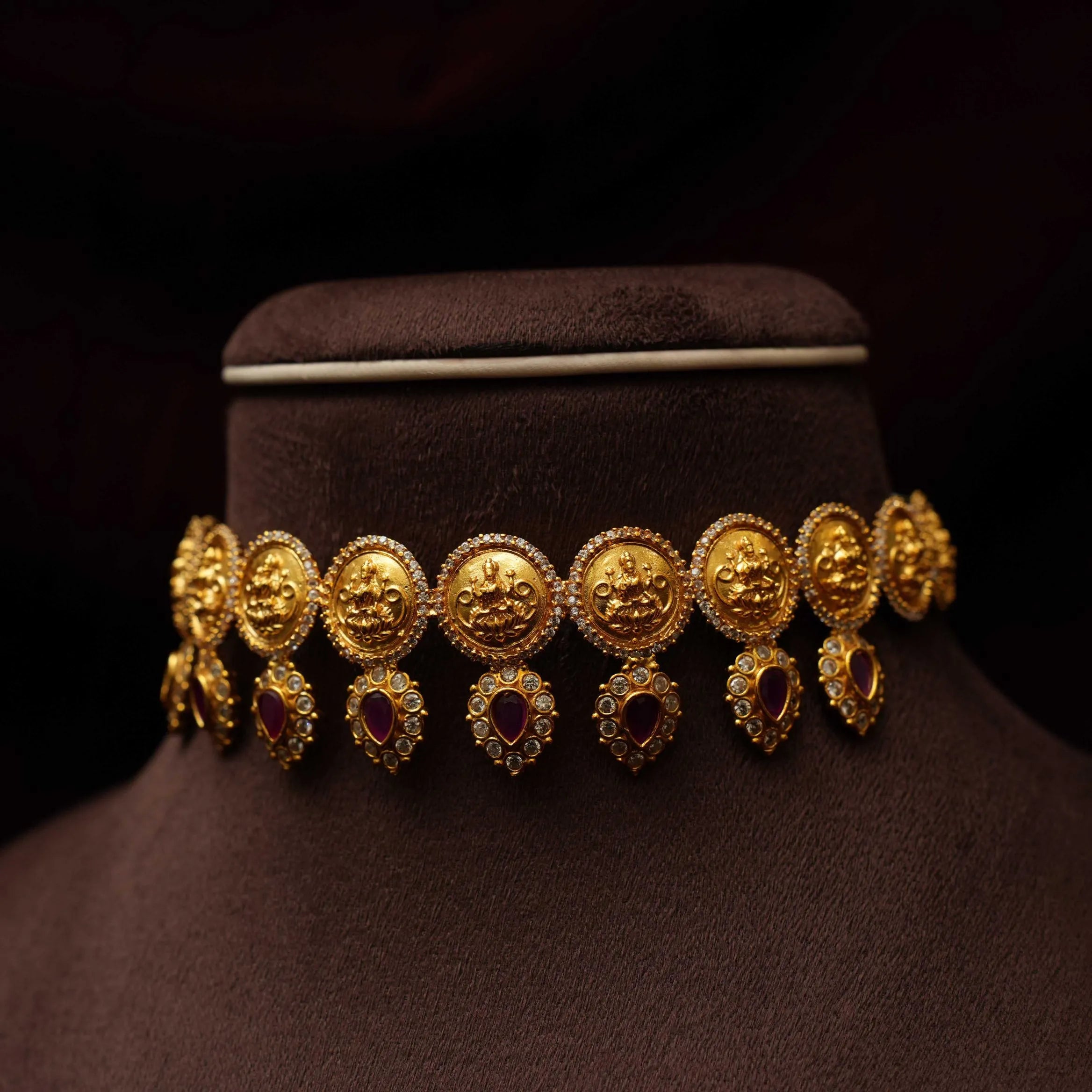 Vibha Silver Coin Choker - Rimli Boutique