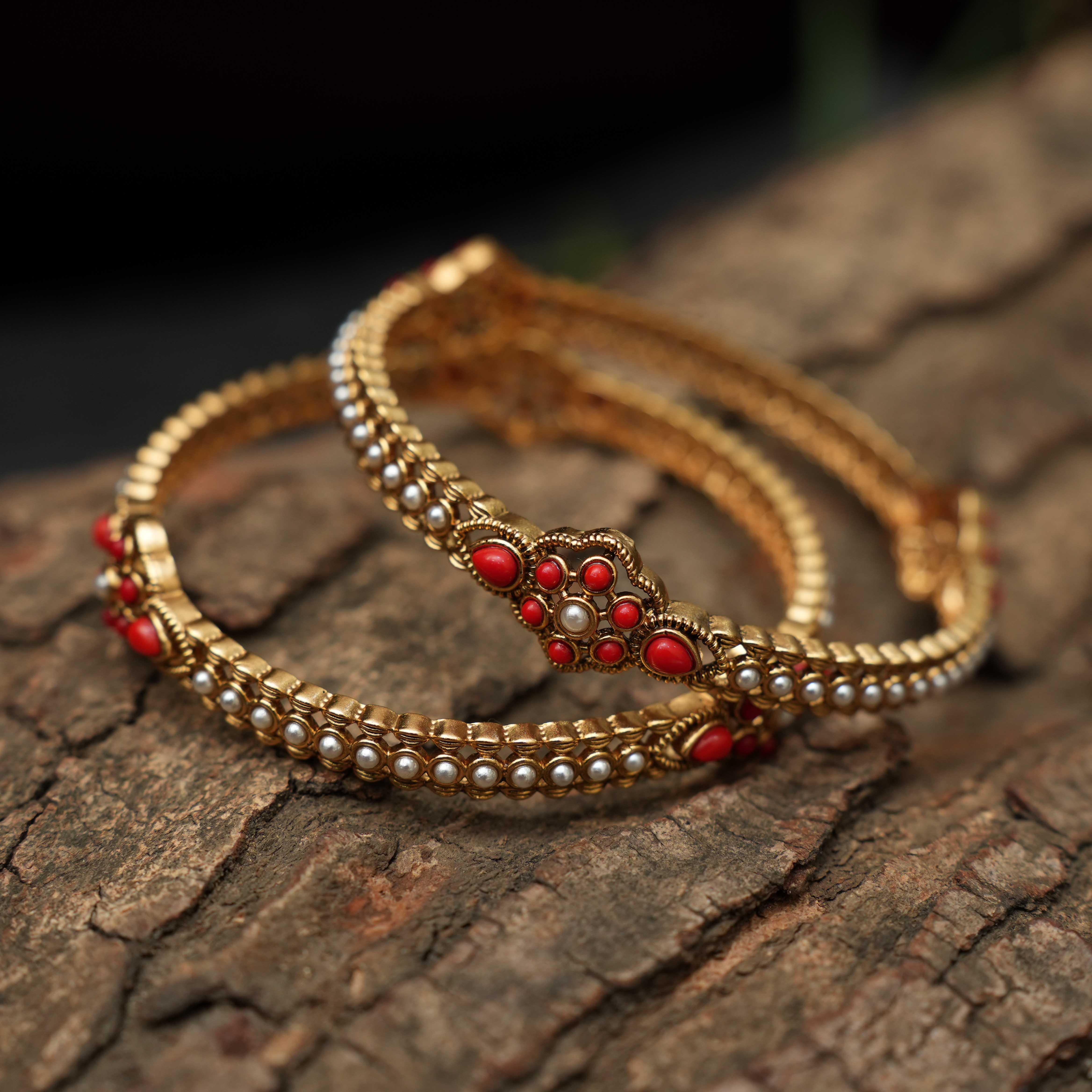 Kirti Antique Bangle - Rimli Boutique