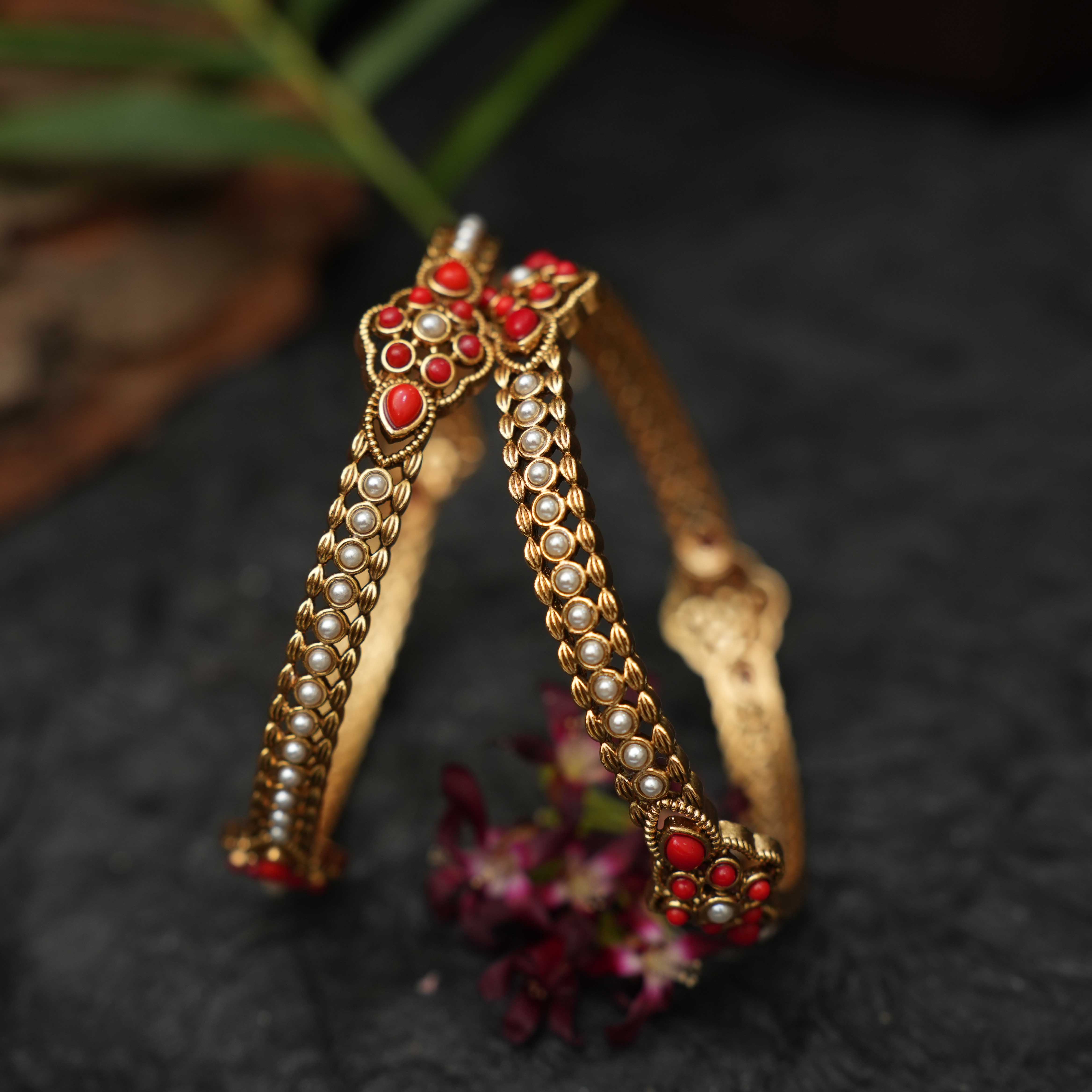 Kirti Antique Bangle - Rimli Boutique