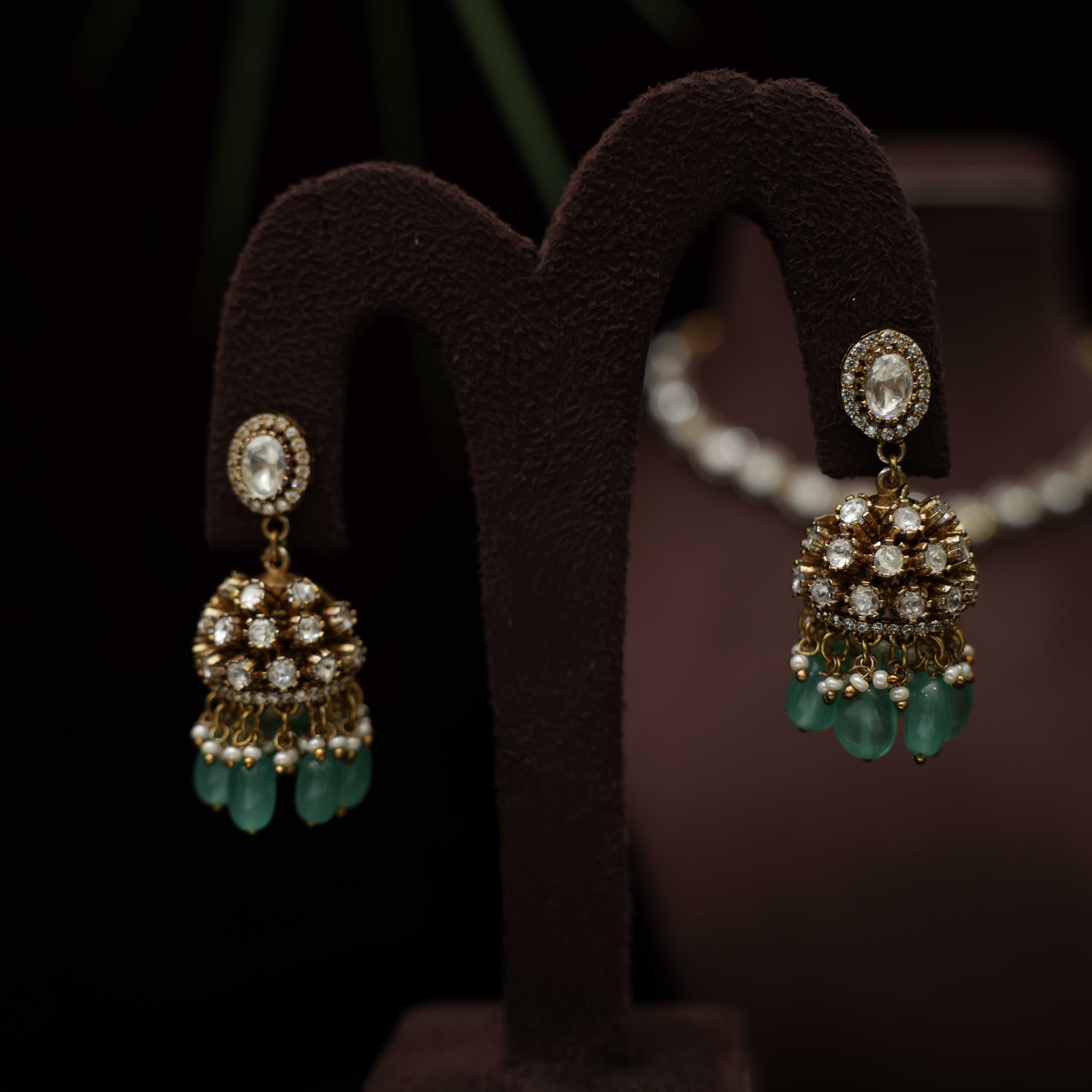 Shaswathi Kundan Necklace - Green