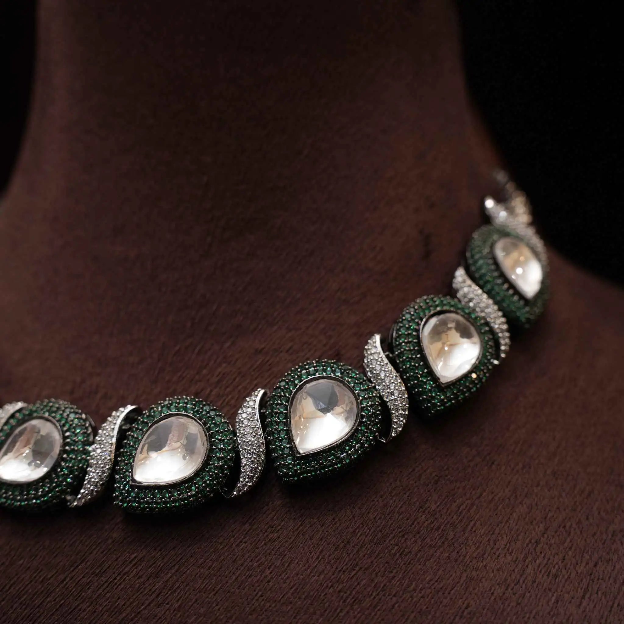 Sadhana Victorian Dual Tone Necklace