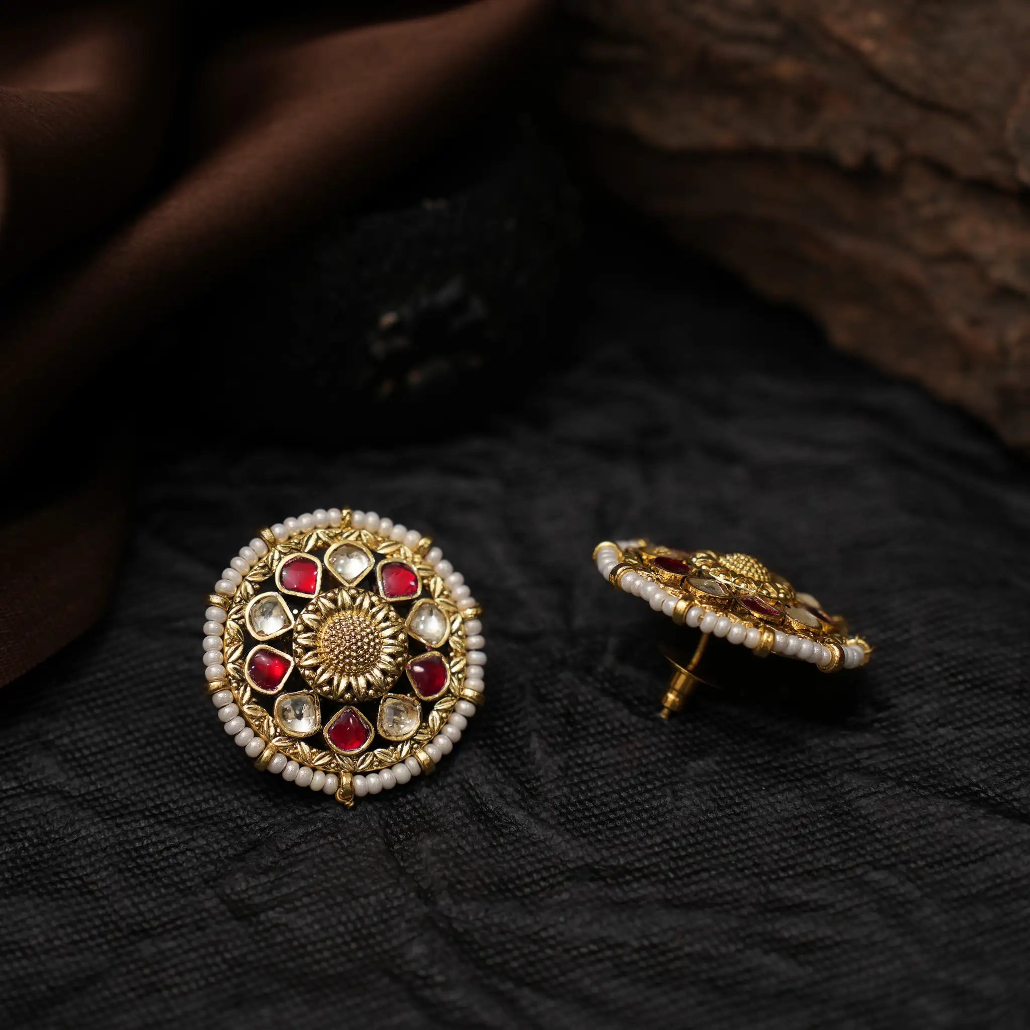 Sahana Polki Ear Stud
