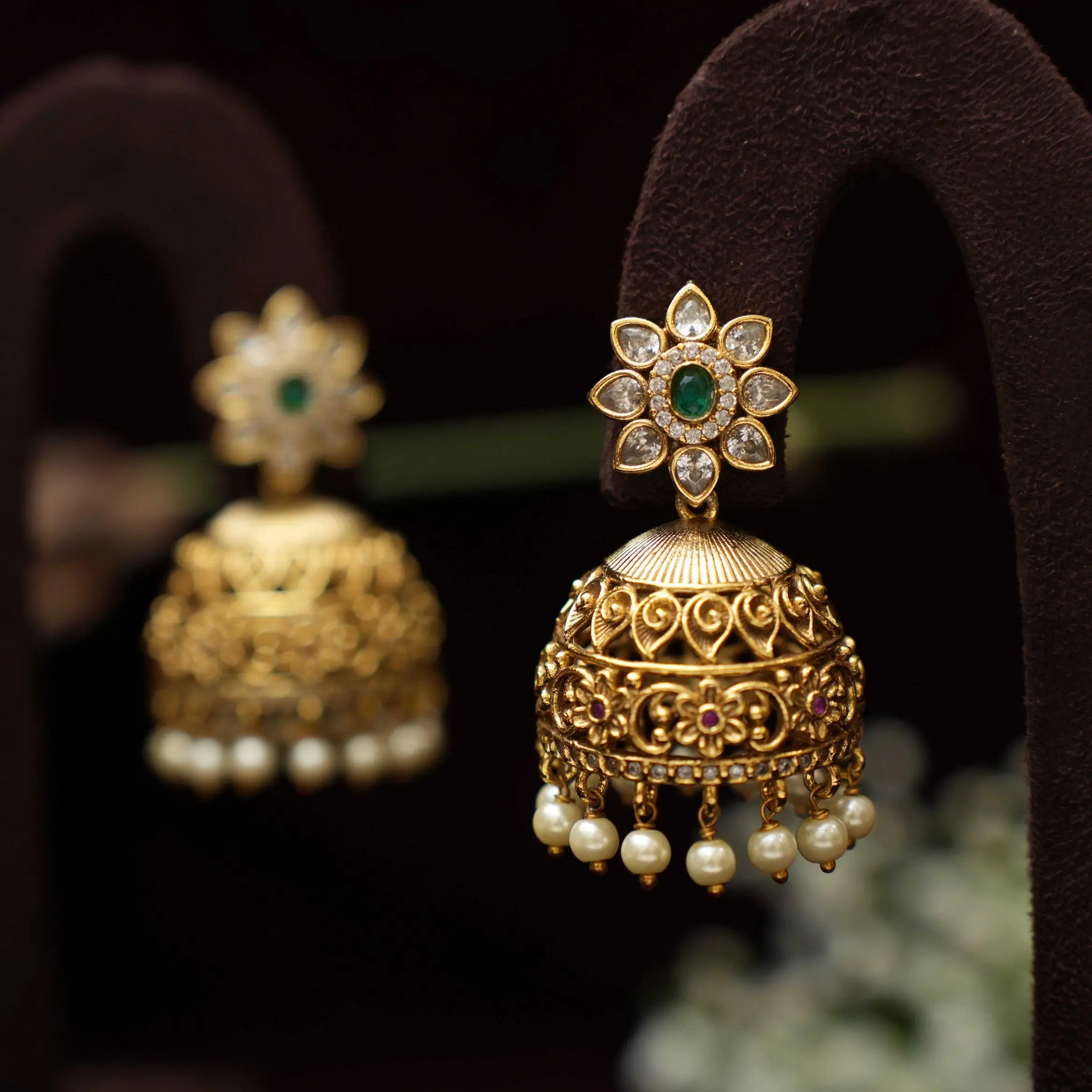 Sahira Antique Jhumka Earrings