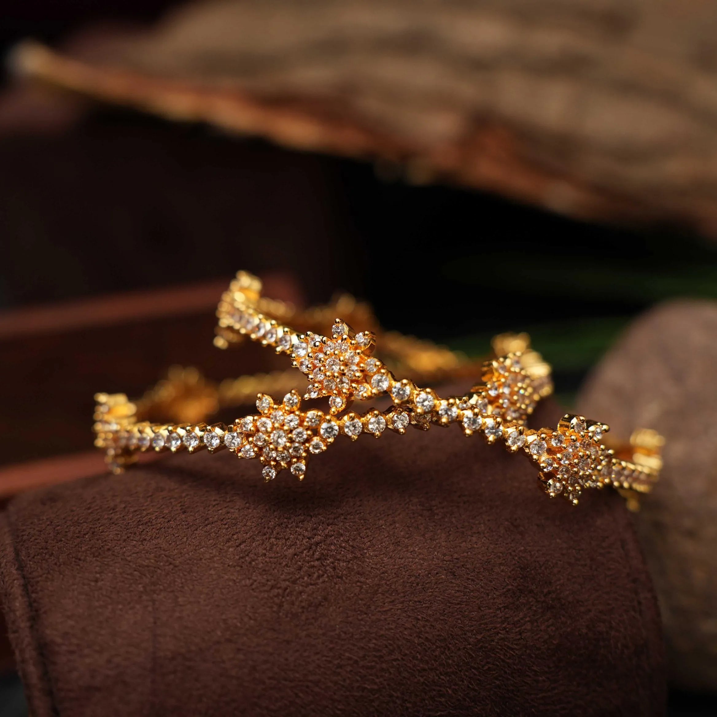 Saira Zircon Bangle - Rimli Boutique