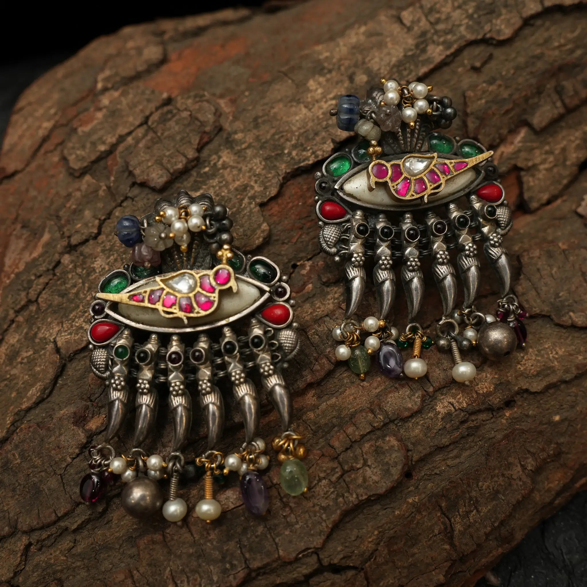 Sajni Silver Earrings
