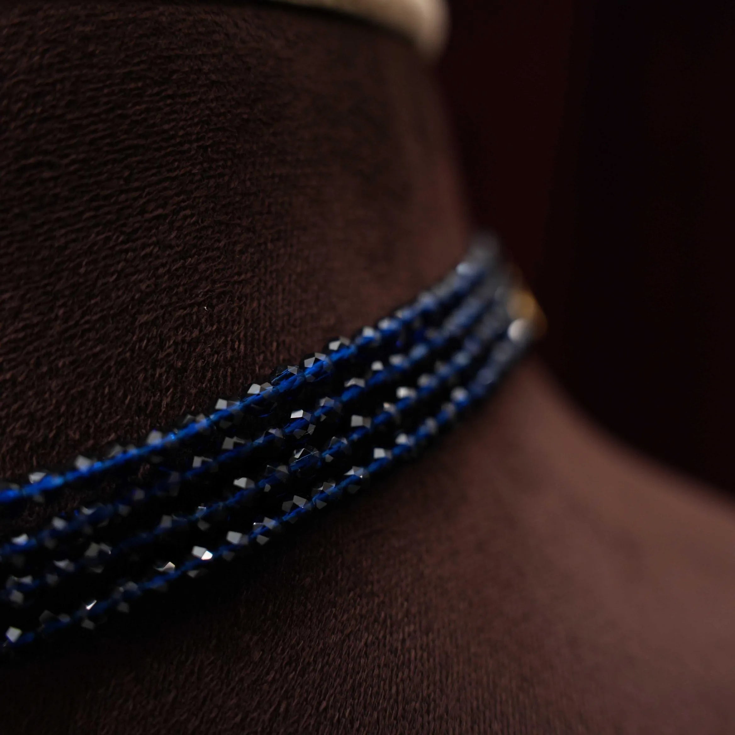 Sakti Beaded Choker - Blue