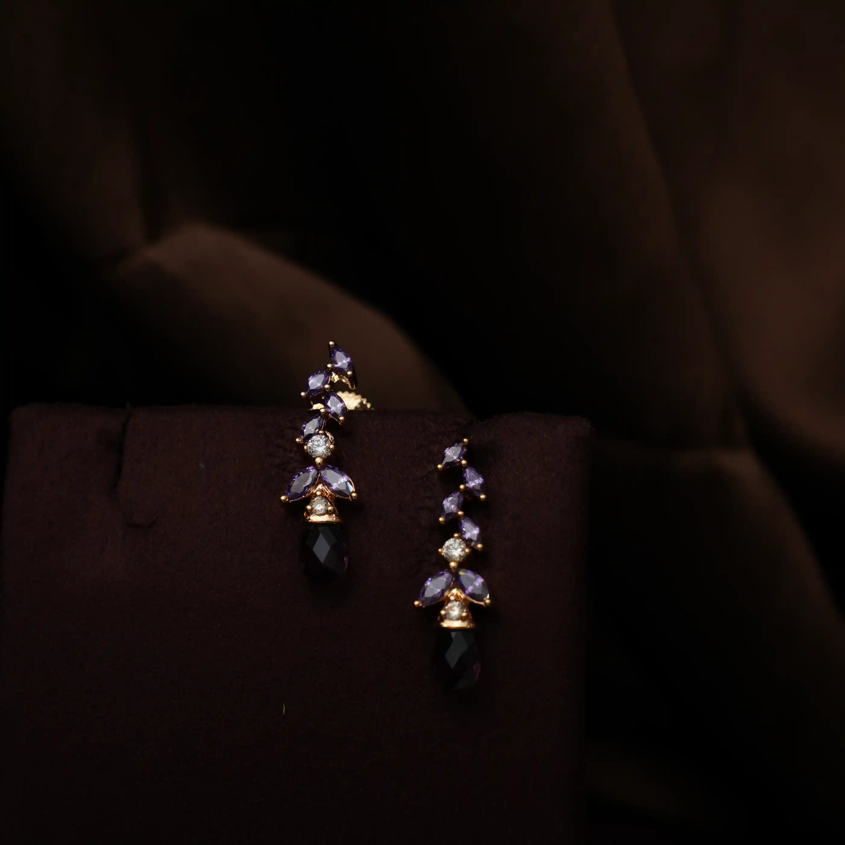 Sakti Zircon Necklace - Amethyst Purple