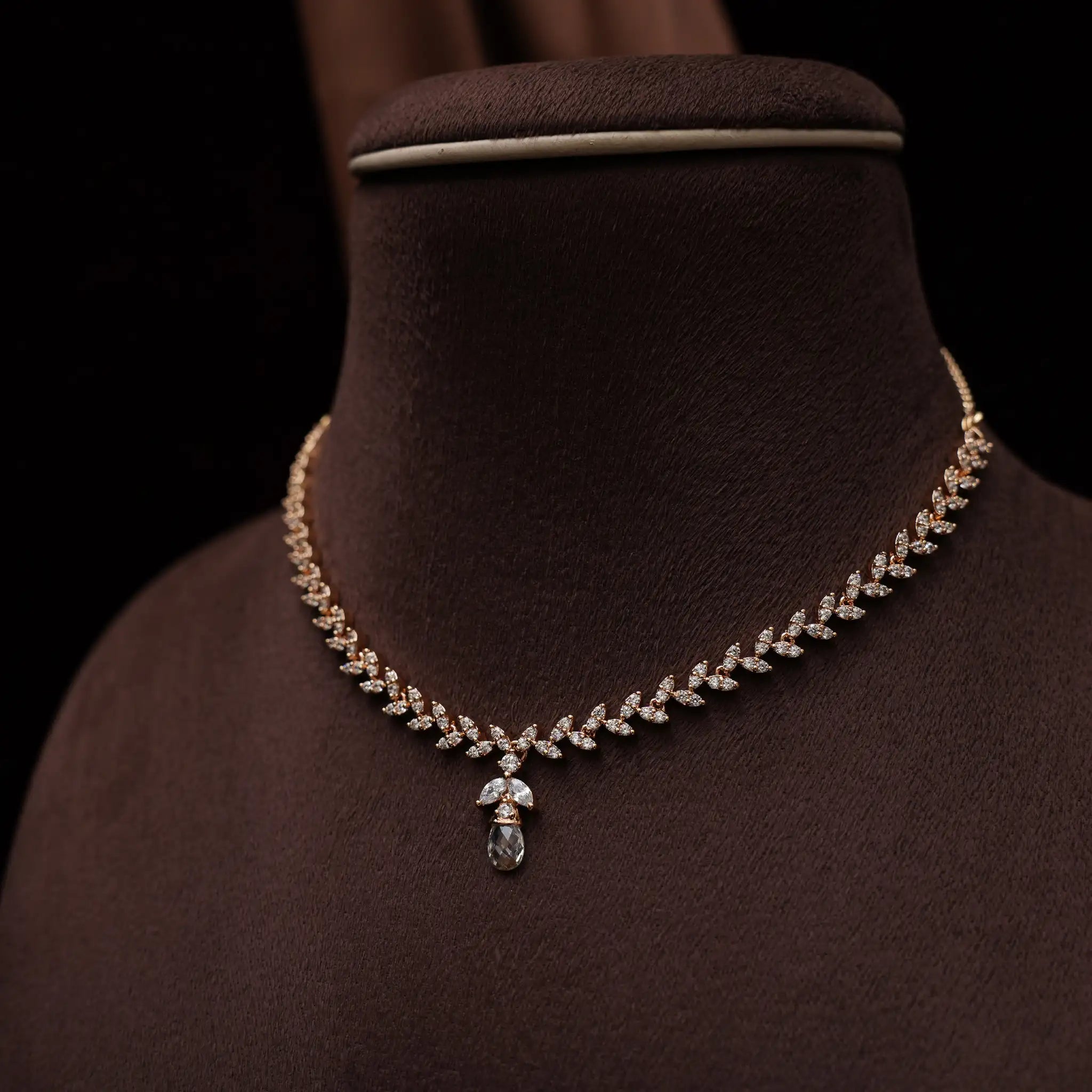Sakti Zircon Necklace - White