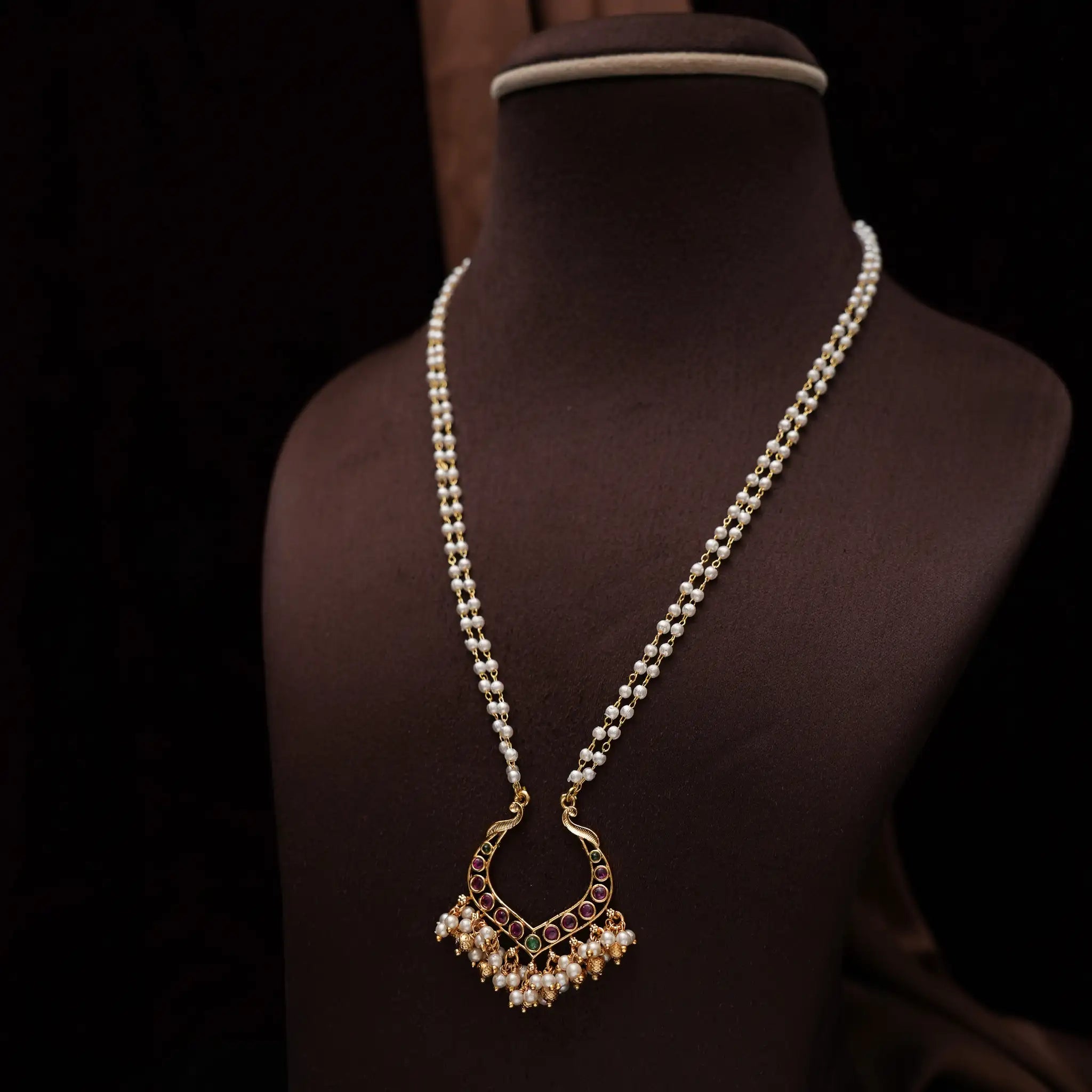 Sakura Antique Pearl Necklace