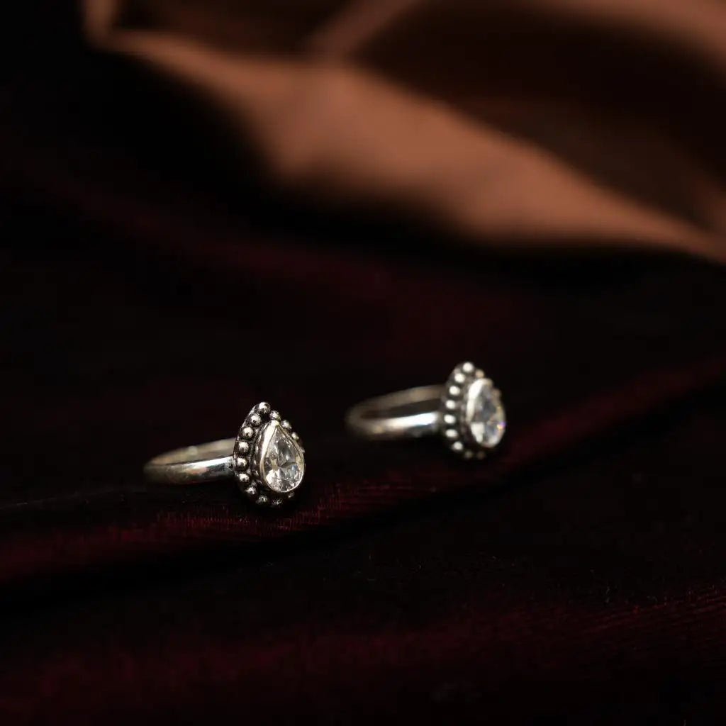 Saliha Silver Toe Ring