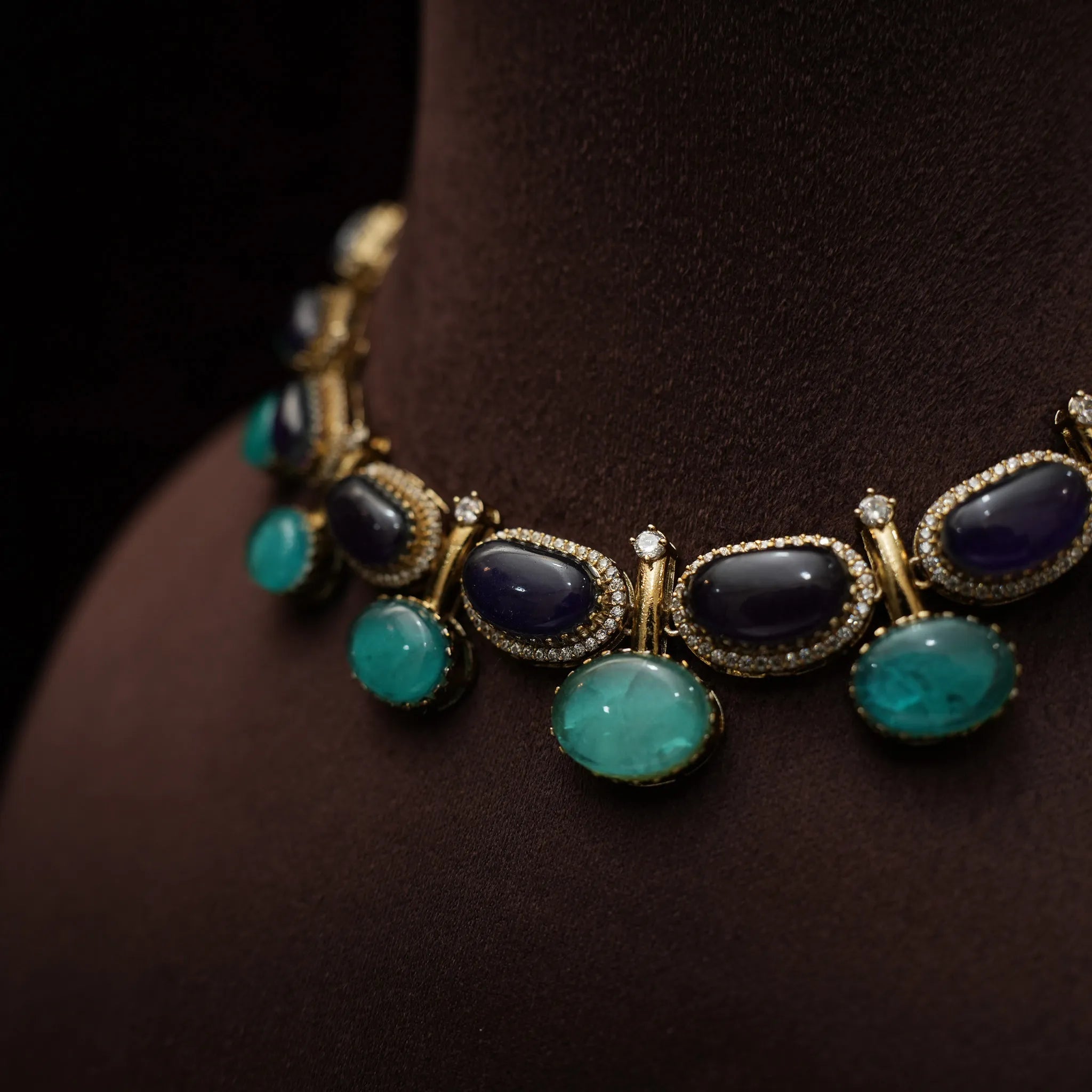 Samucita Polki Choker - Elma