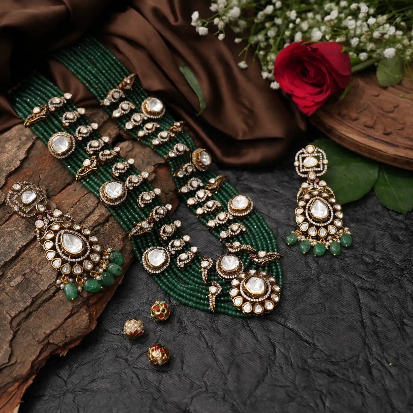 Sangita Victorian Polki Necklace