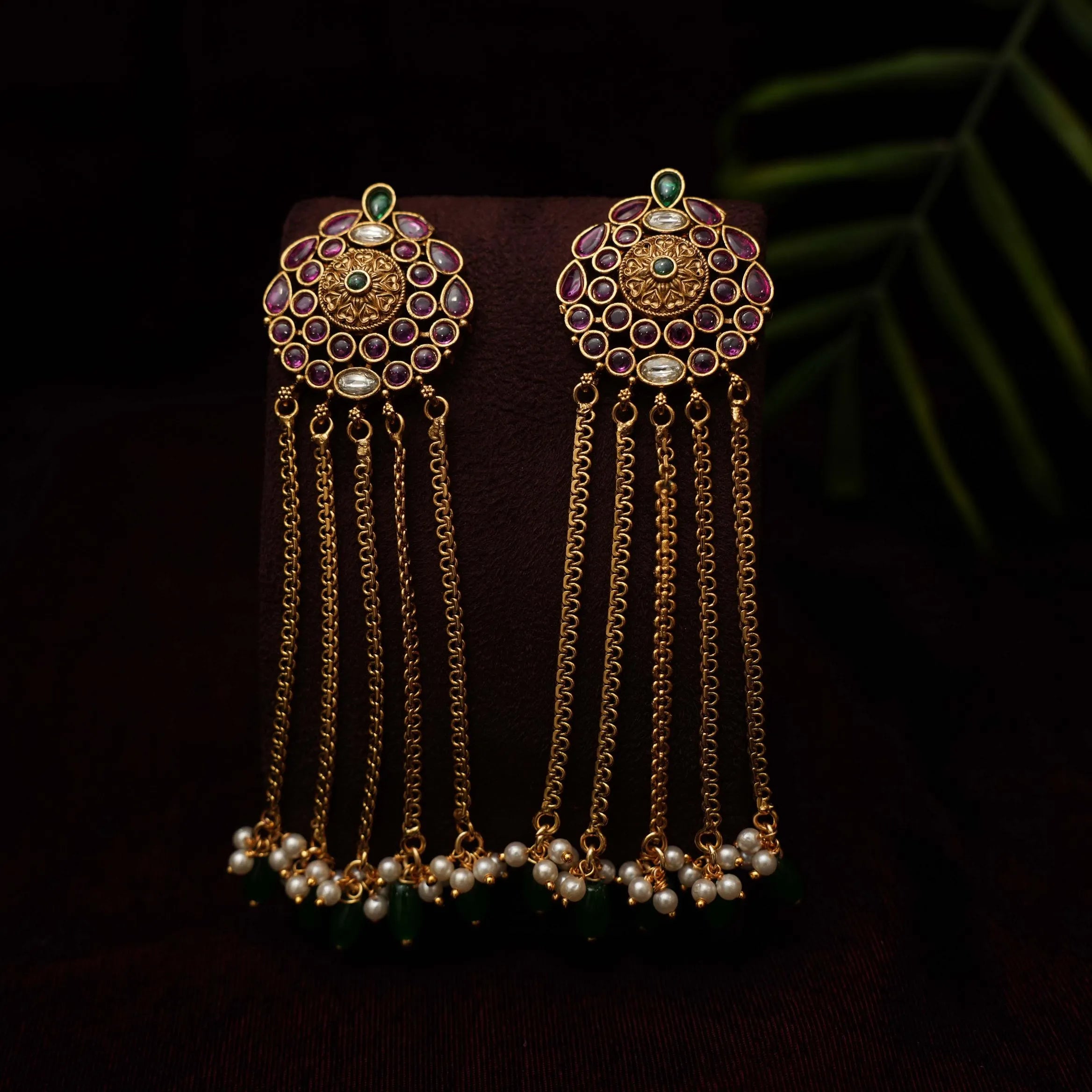 Sanvika Designer Tassel Earrings