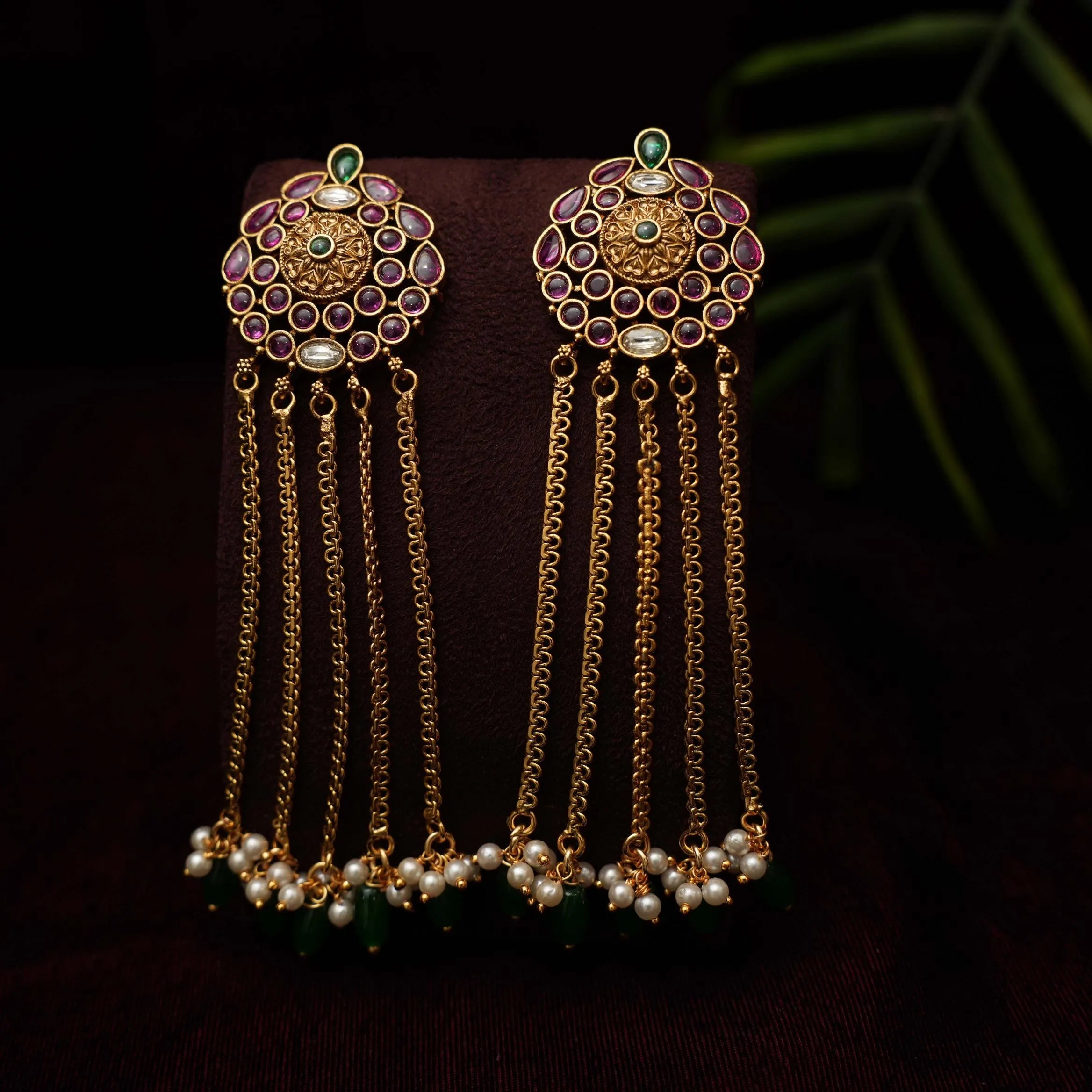 Sanvika Designer Tassel Earrings