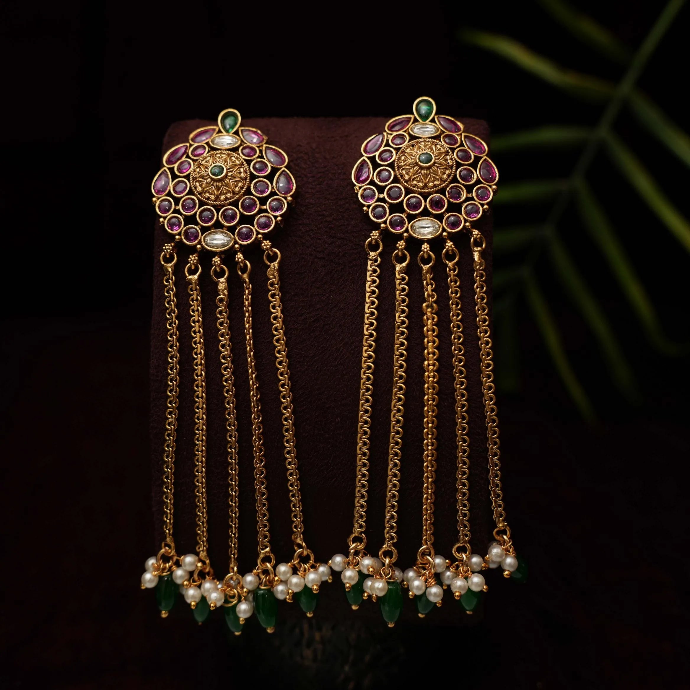 Sanvika Designer Tassel Earrings