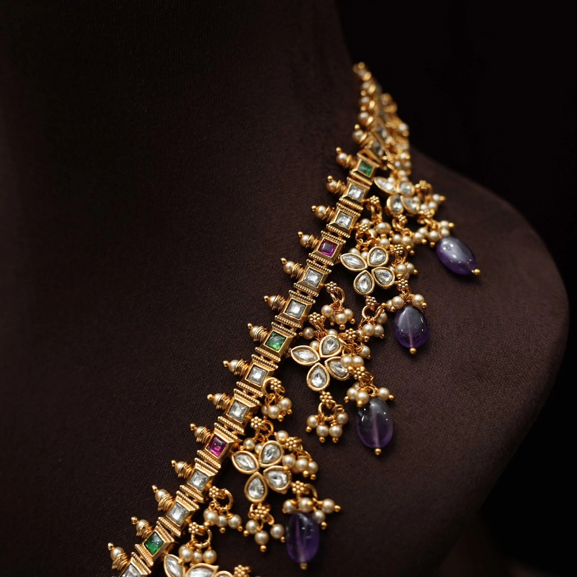 Sanya Antique Guttupusulu Necklace - Griva Long