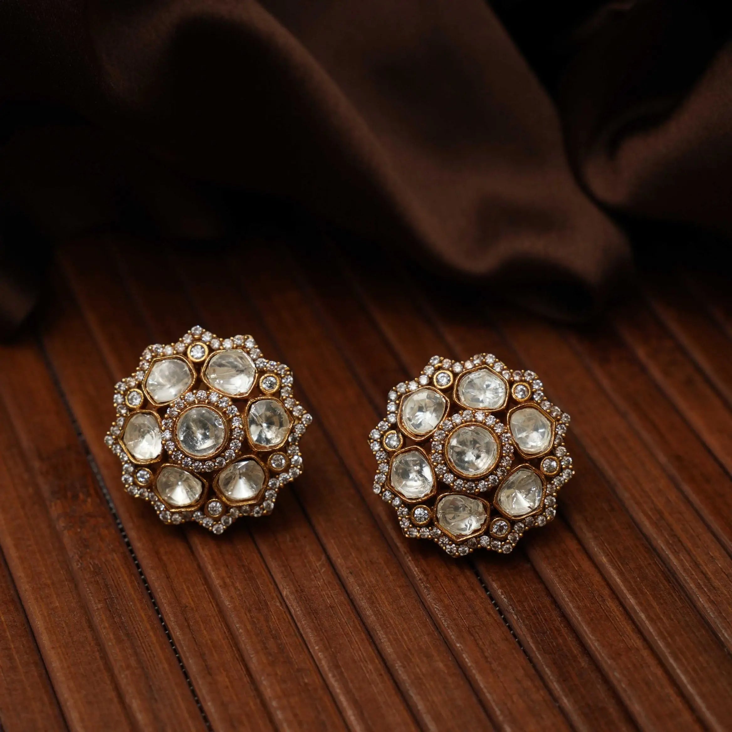 Sanya Polki Ear Stud