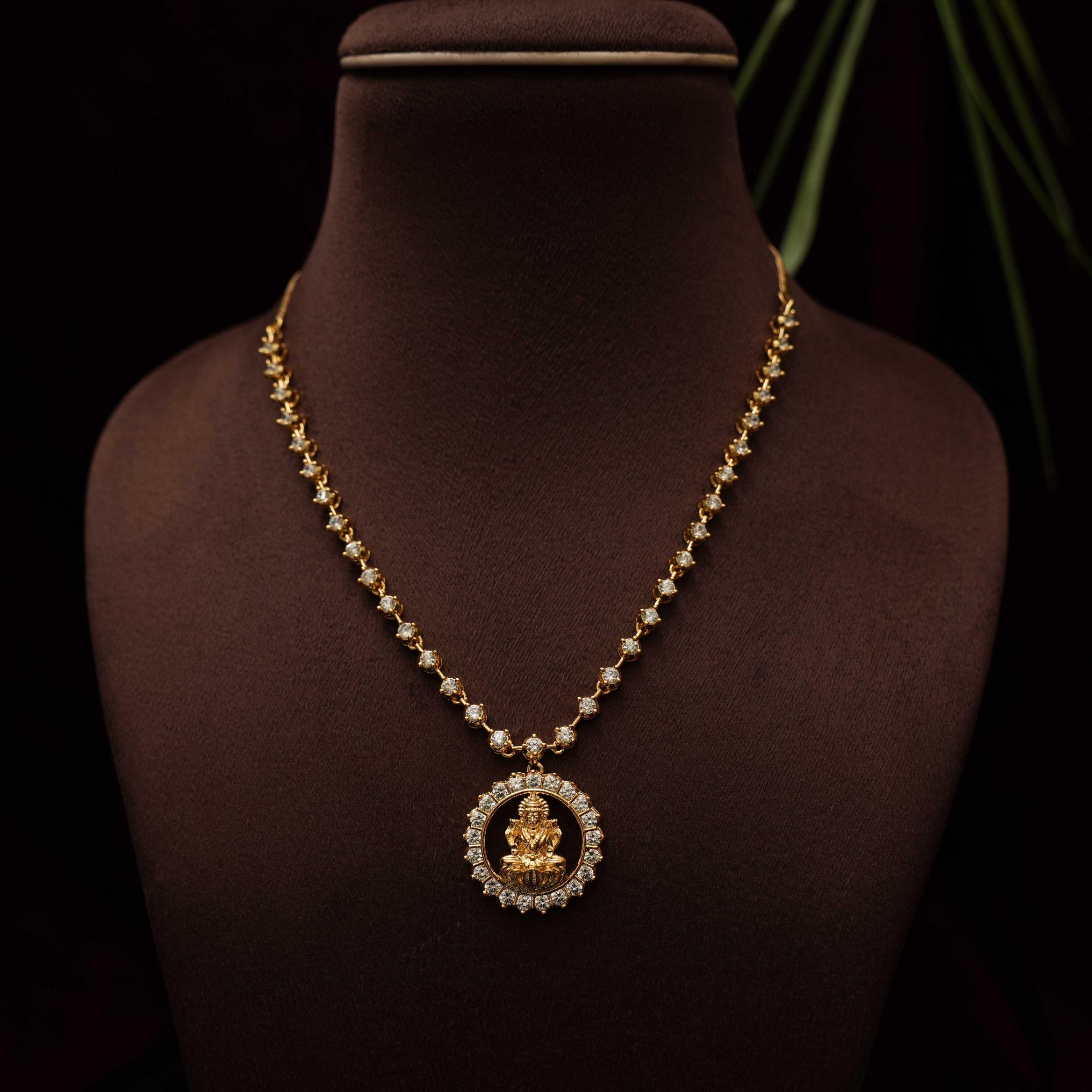 Sasi Minimalistic Zircon Necklace - White - Rimli Boutique