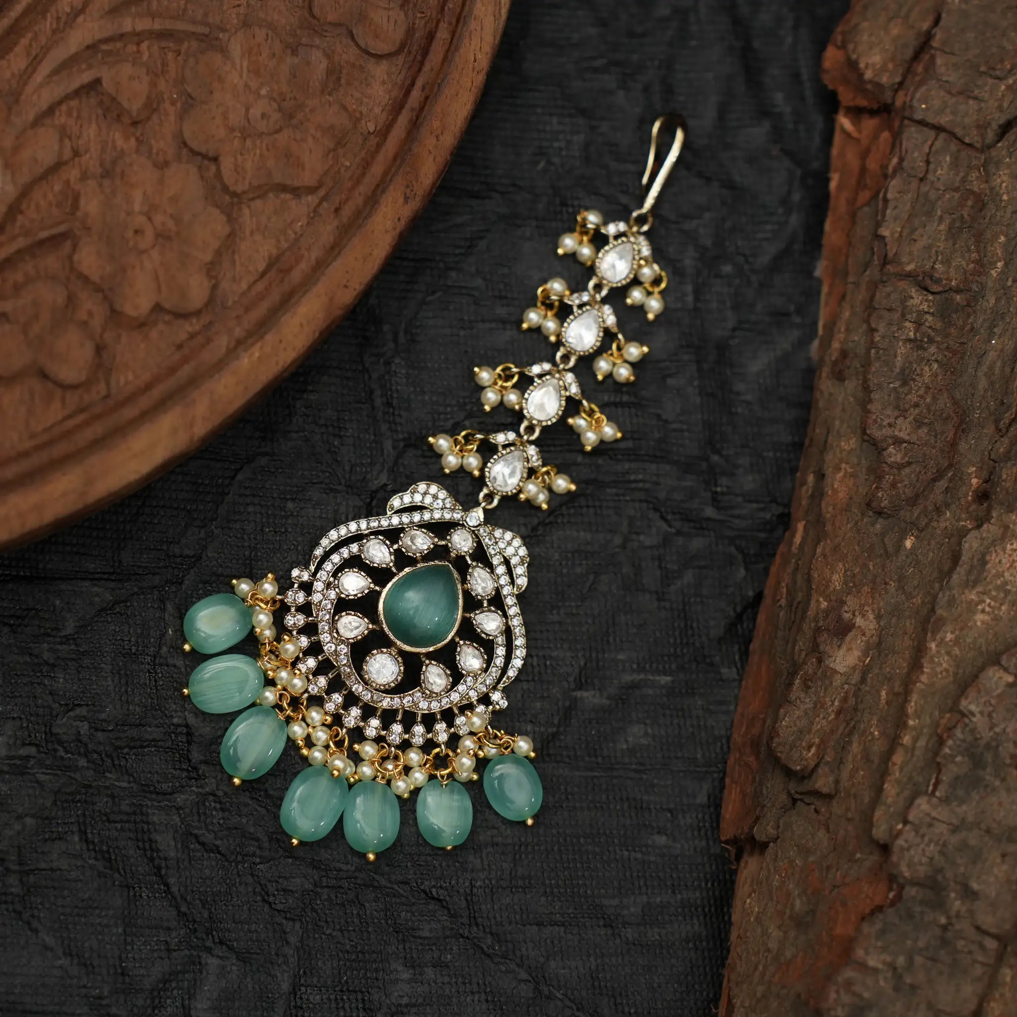 Sastika Victorian Tikka - Pastel Green