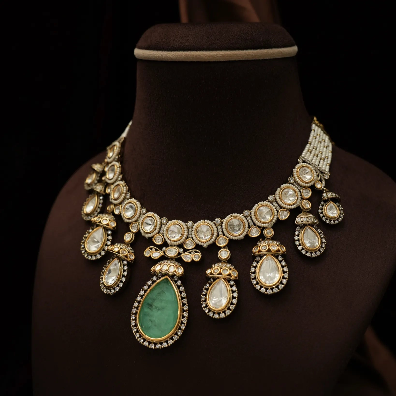 Saumya Victorian Polki Necklace