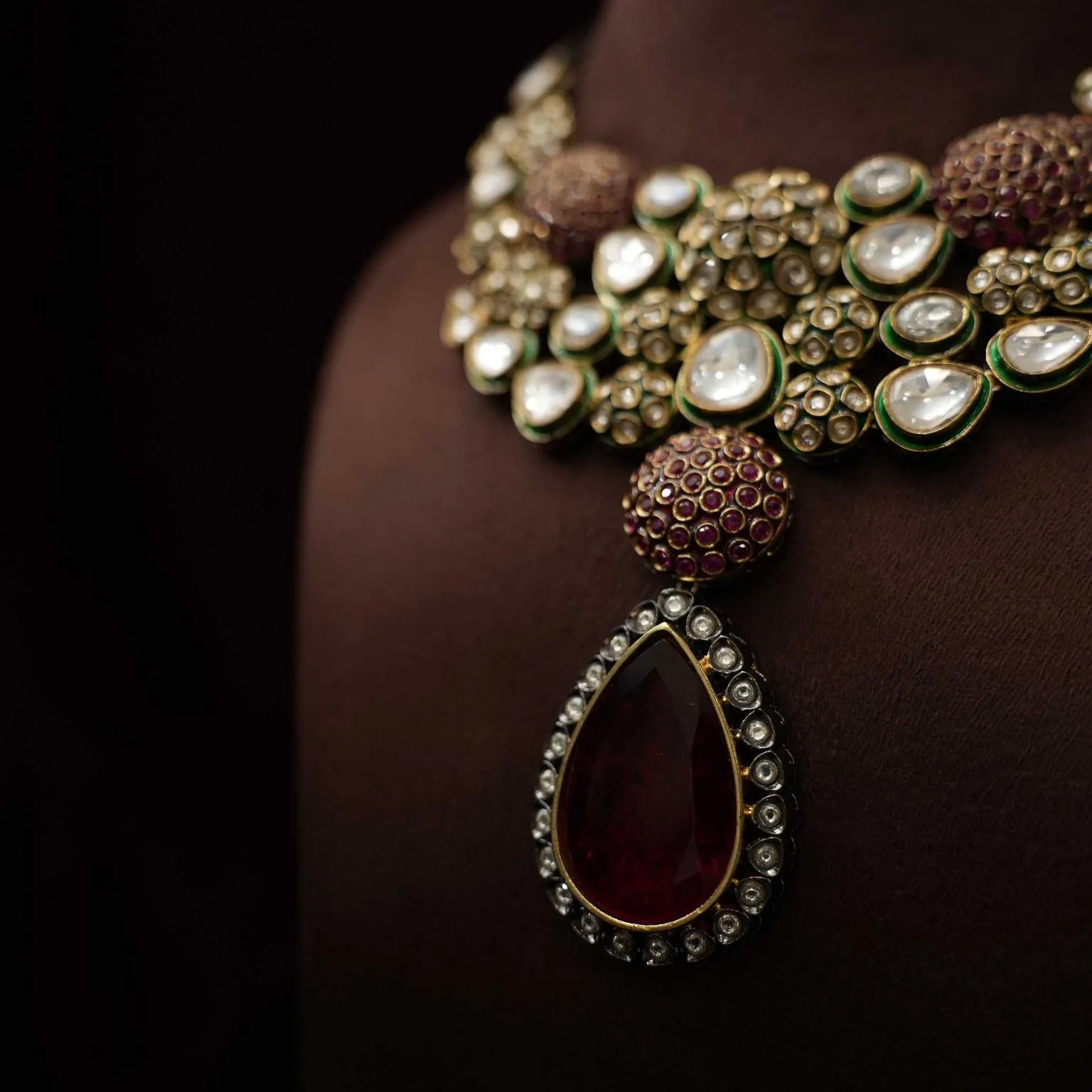 Saya Victorian Necklace - Rimli Boutique