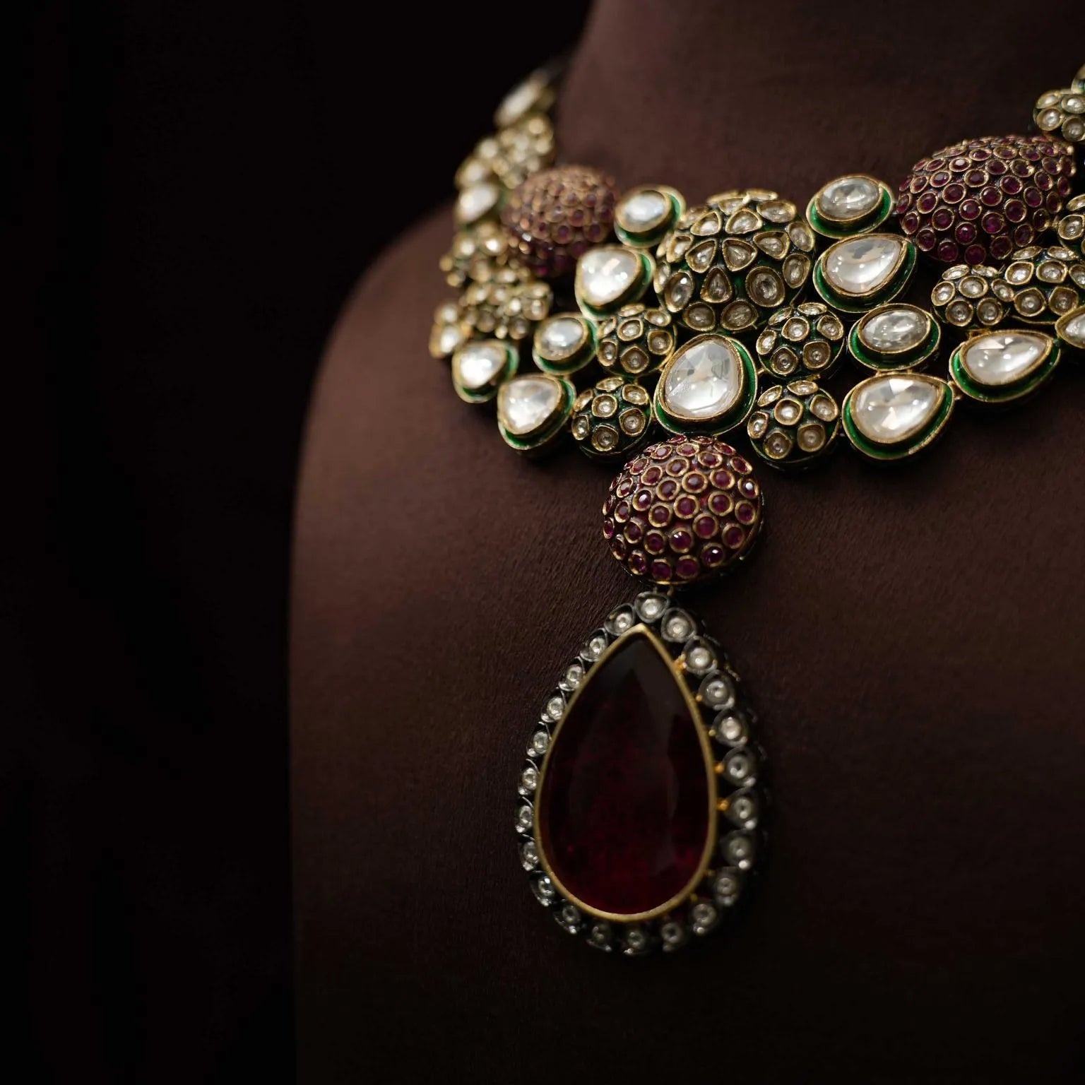 Saya Victorian Necklace - Rimli Boutique