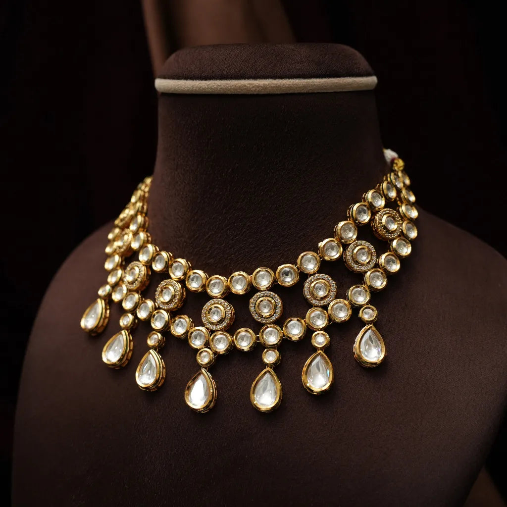 Sharada Polki Necklace