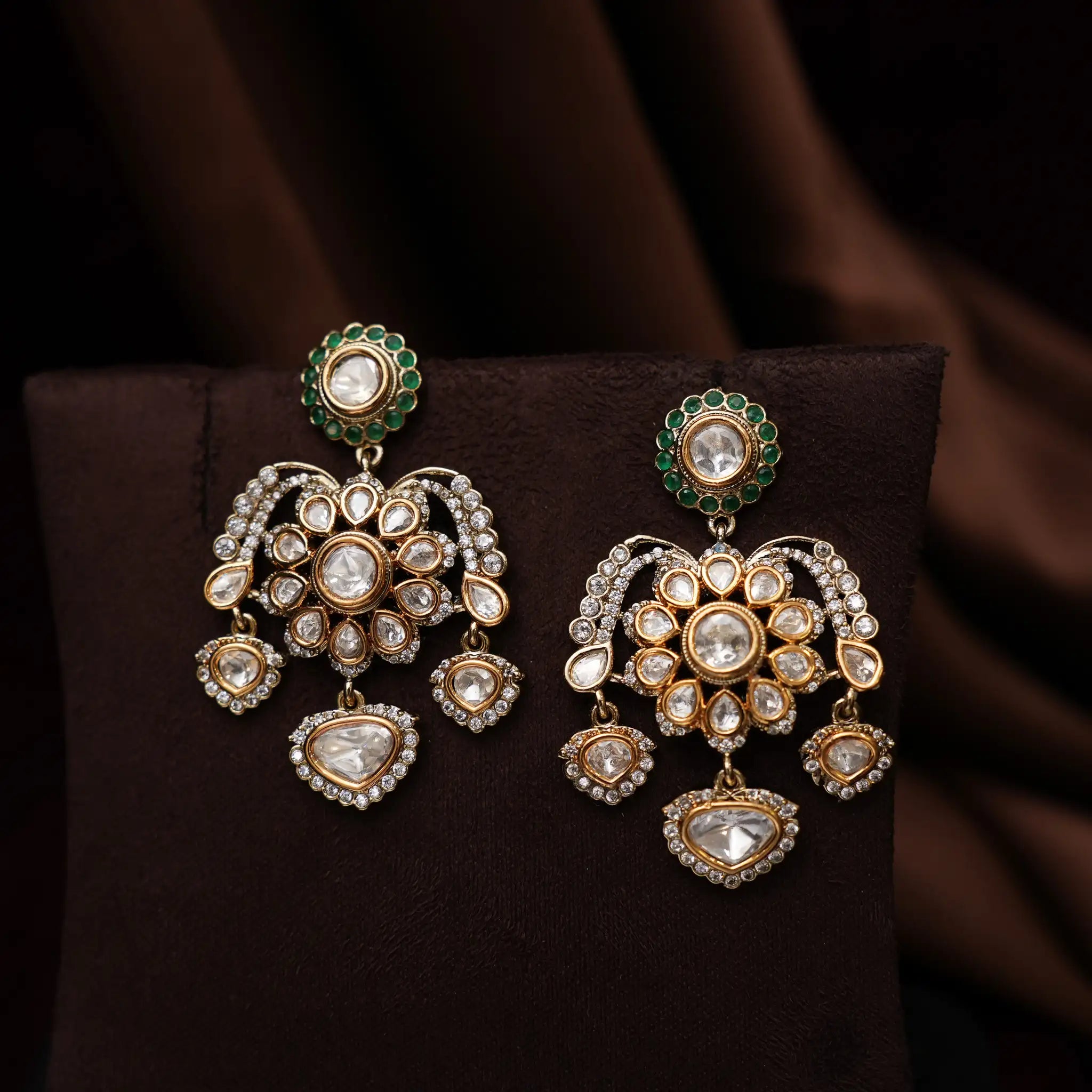 Sharanya Victorian Necklace - Green