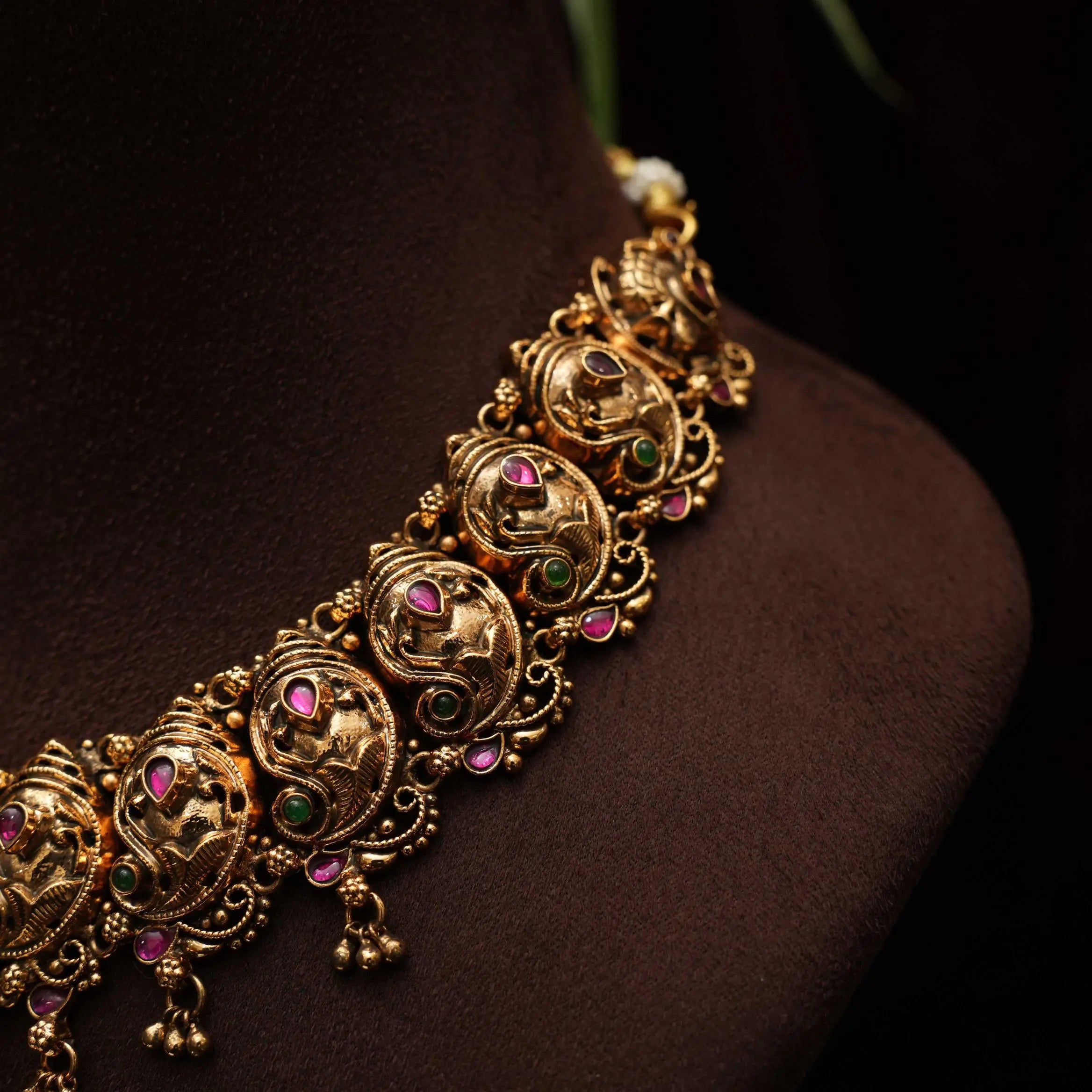 Sharmini Antique Nagas Necklace