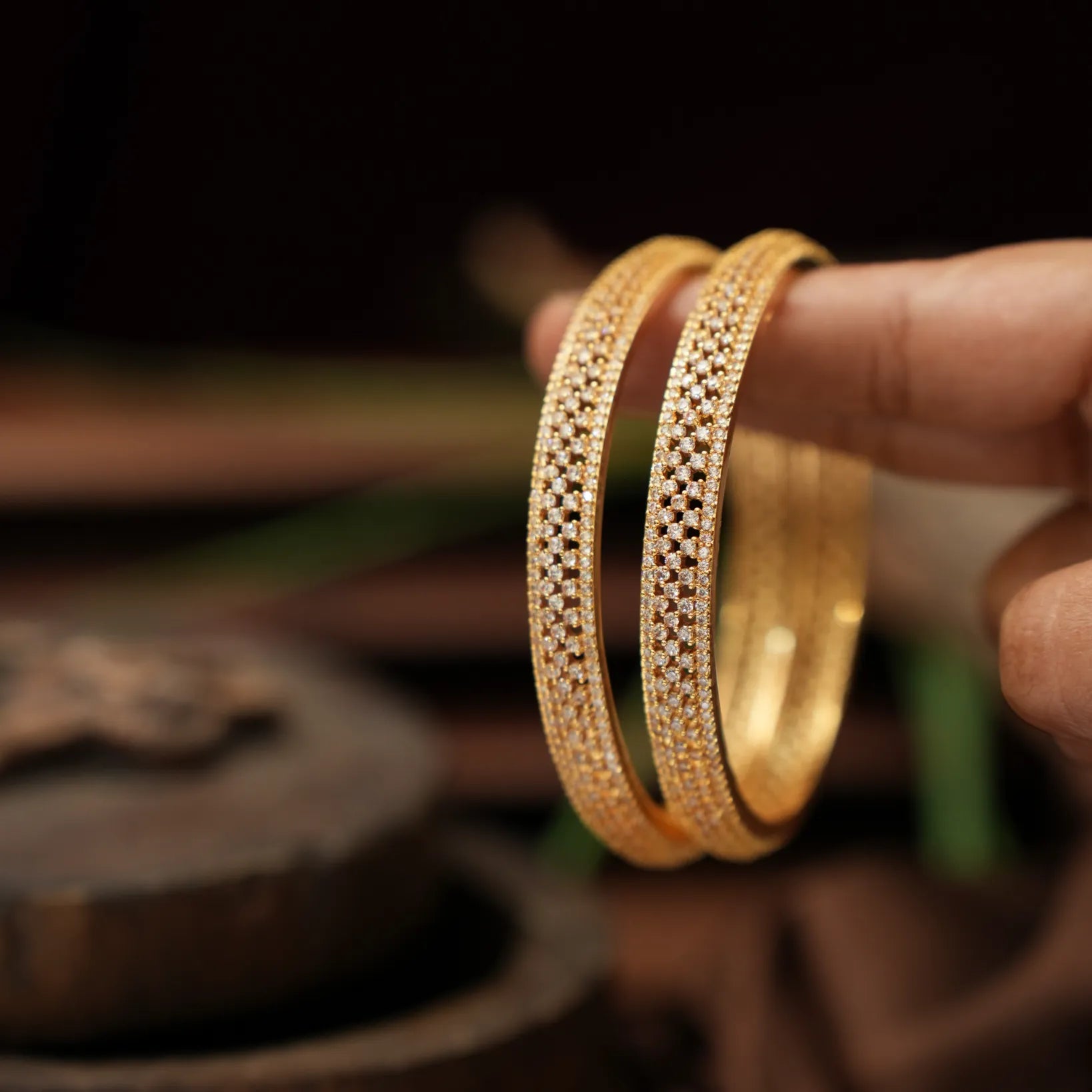 Shivanjali Zircon Bangles