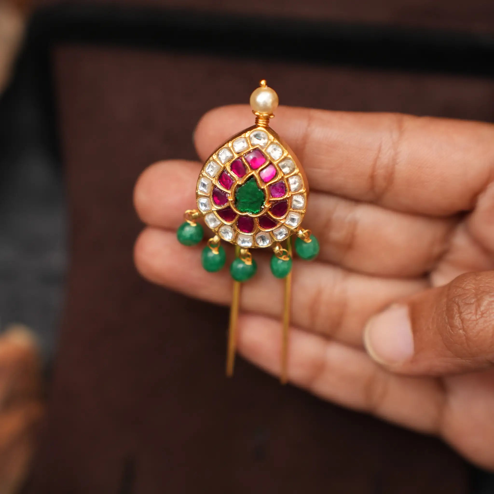Shreya Silver Hair Pin