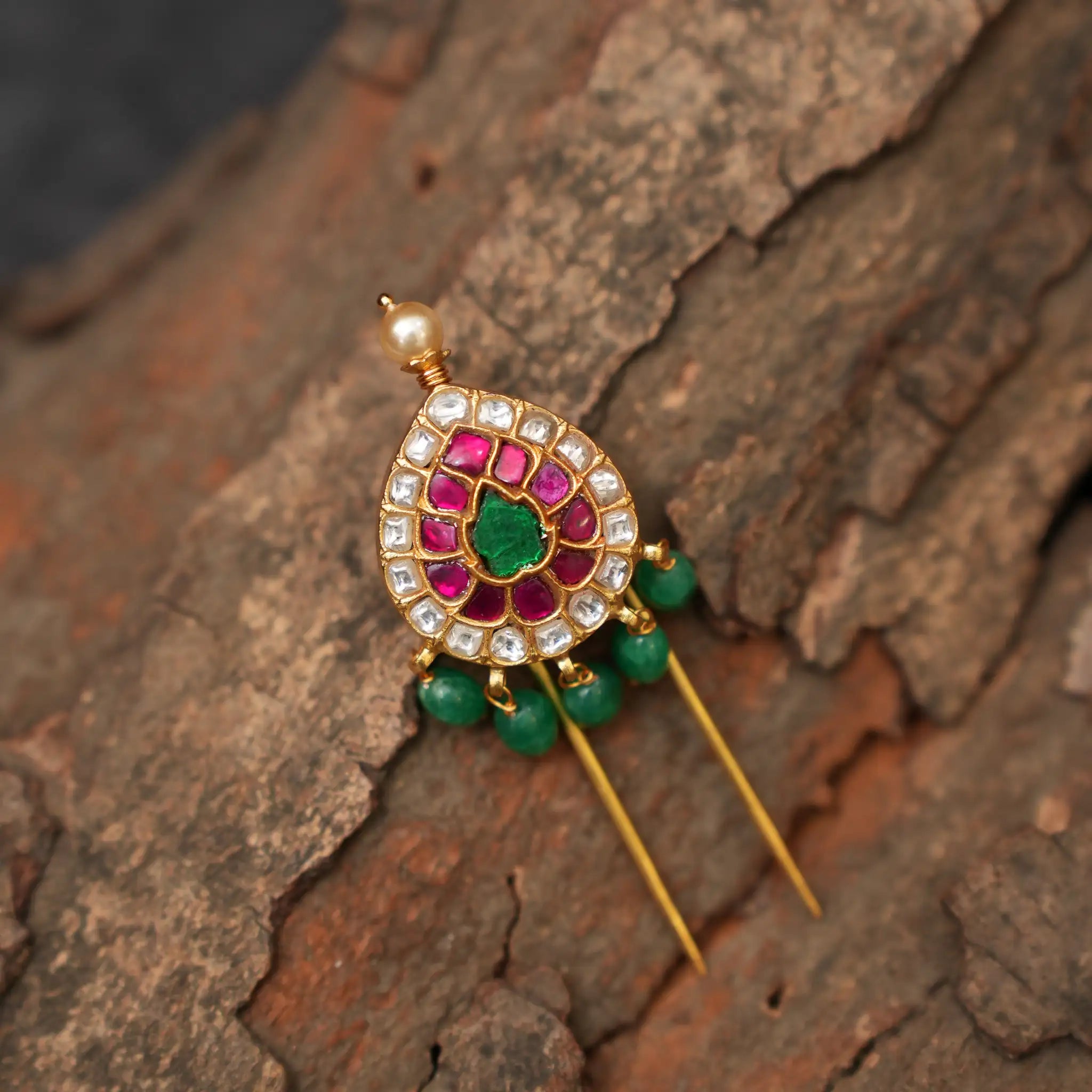 Shreya Silver Hair Pin